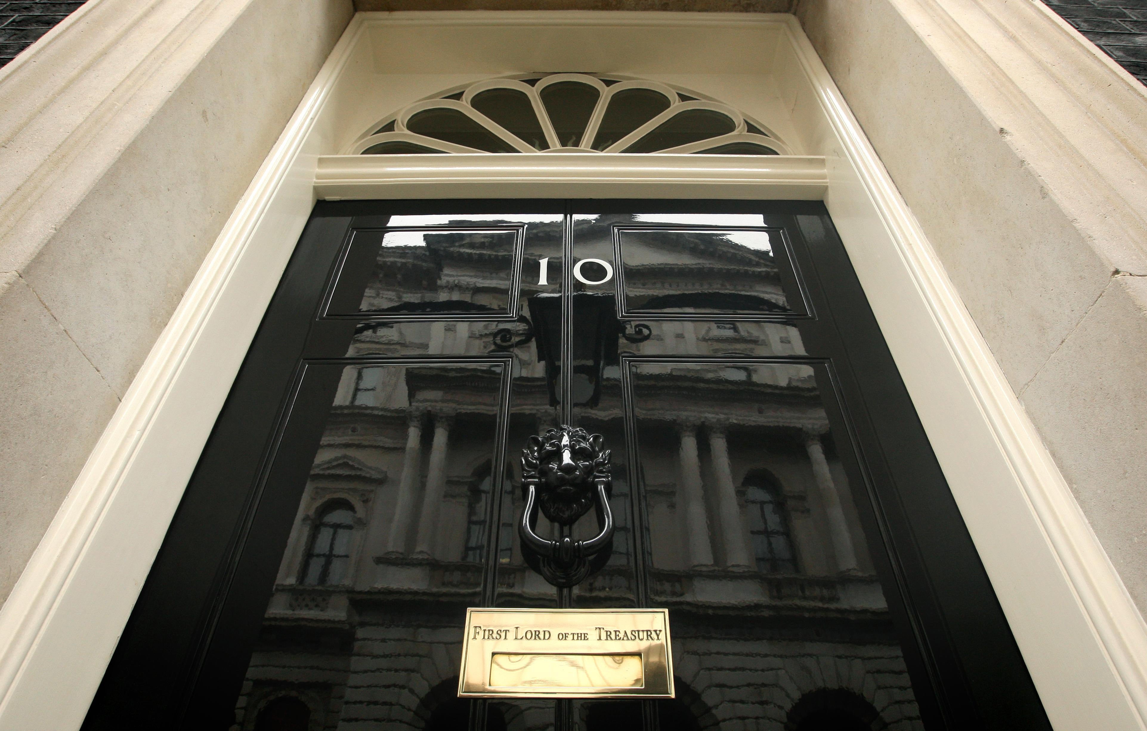 A general view of the outside of 10 Downing Street in London (Dominic Lipinski/PA)