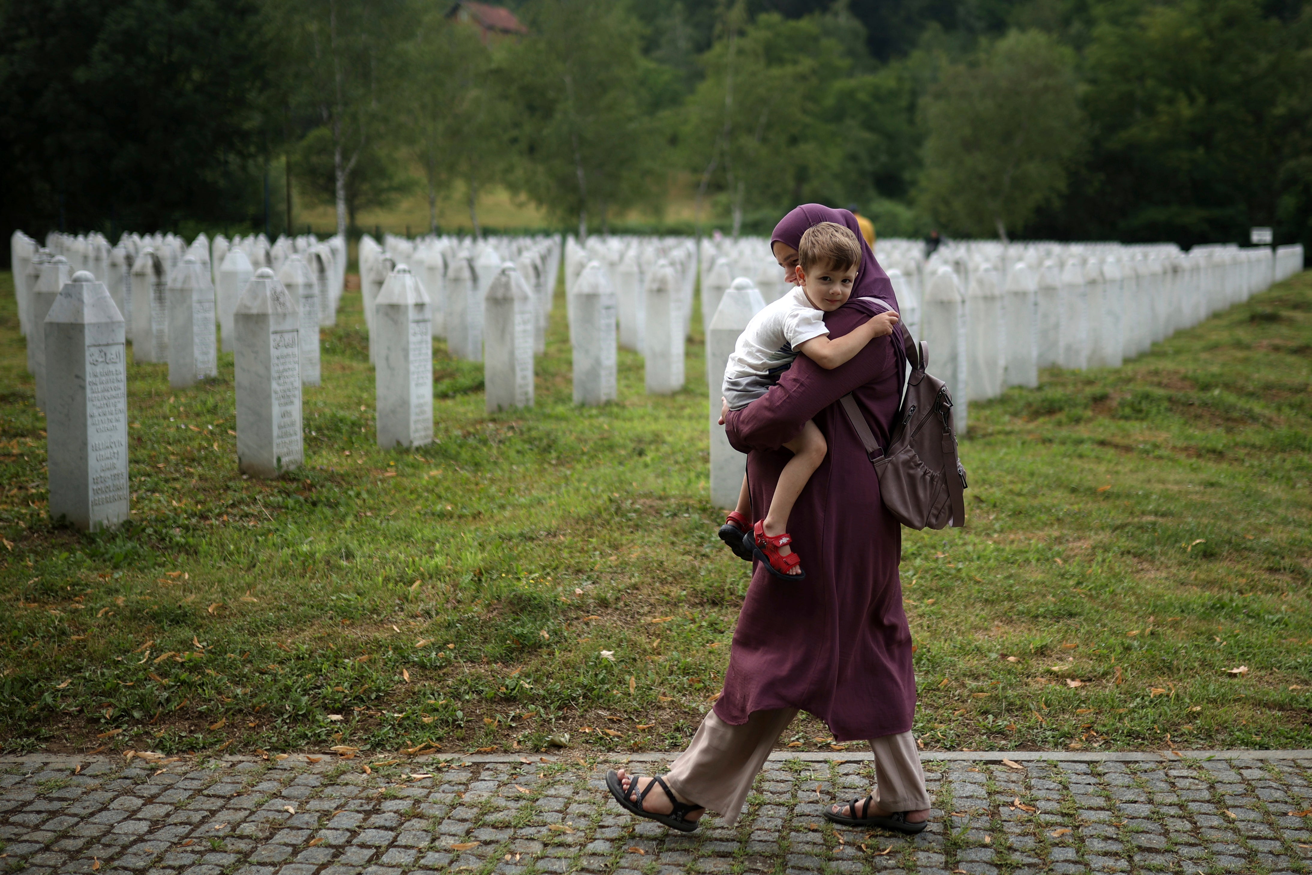 Bosnia Srebrenica Anniversary Women