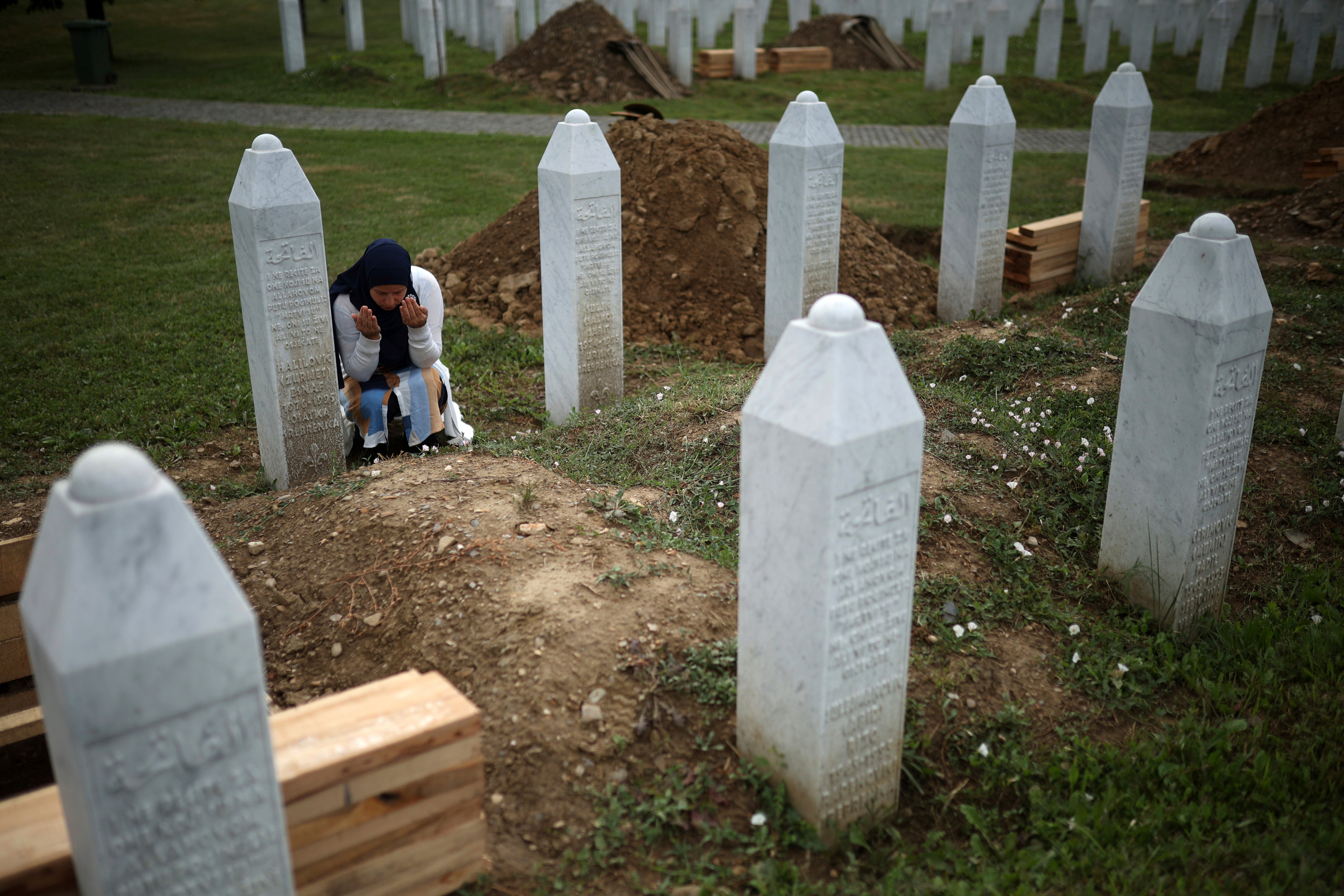 Bosnia Srebrenica Anniversary Women