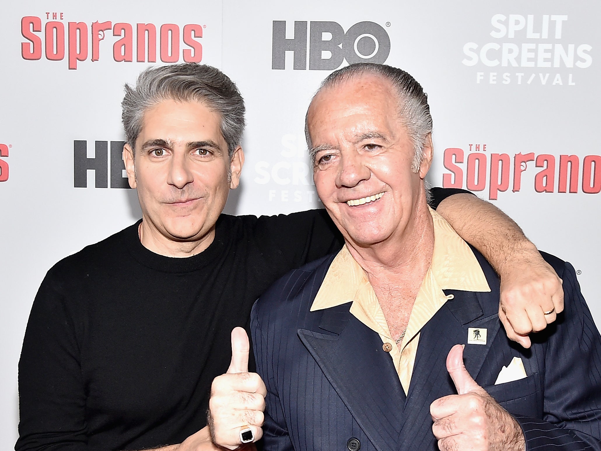 Michale Imperioli with ‘Sopranos’ co-star Tony Sirico, who has died