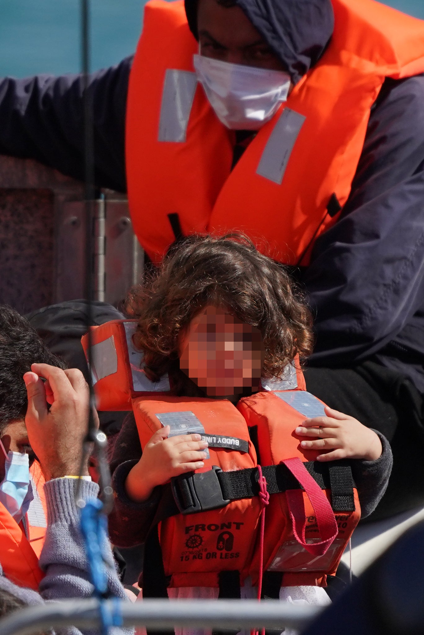 EDITORS NOTE Children’s faces have been pixellated as the PA Picture Desk has been unable to gain the necessary permission (Gareth Fuller/PA)