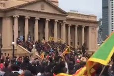 Sri Lankan president Gotabaya Rajapaksa ‘flees’ as protesters storm his residence