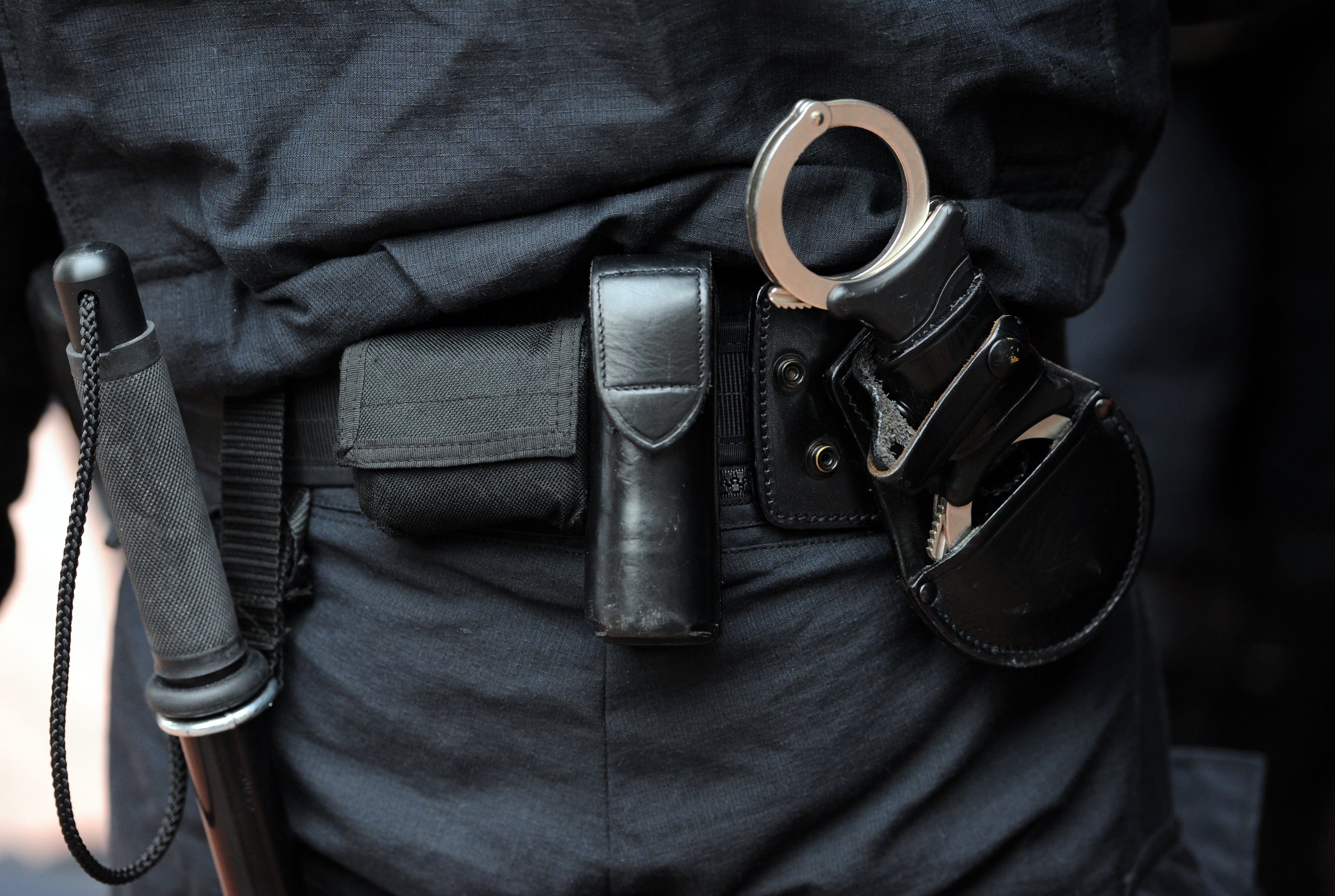 Police equipment (Anthony Devlin/PA)