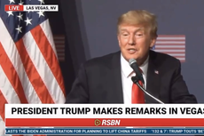 Trump tells crowd that Rudy Giuliani is in hospital with heart problem ‘because of what they put him through’
