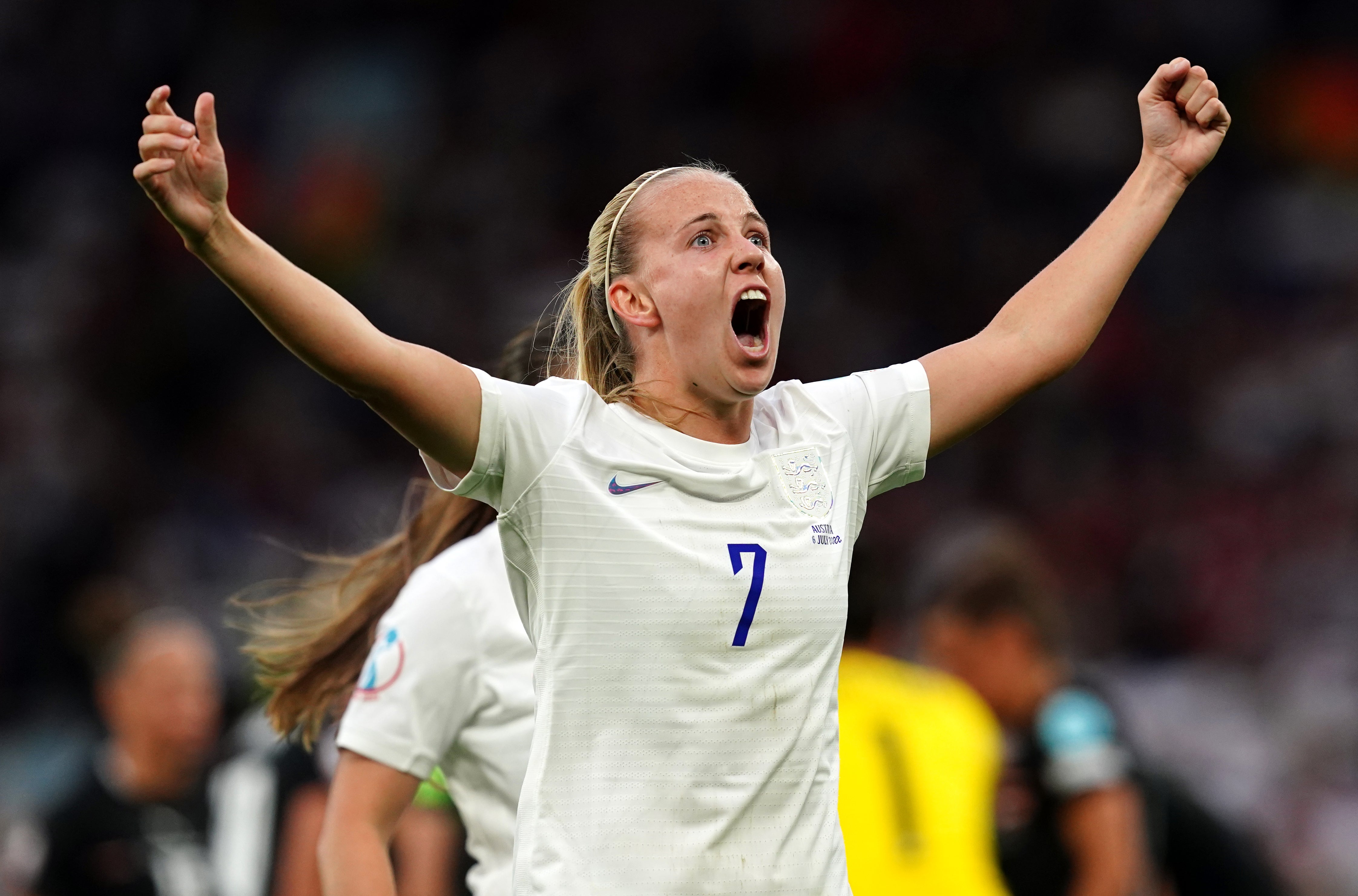 Beth Mead scored England’s winner in Wednesday’s opening group game against Austria (Martin Rickett/PA)