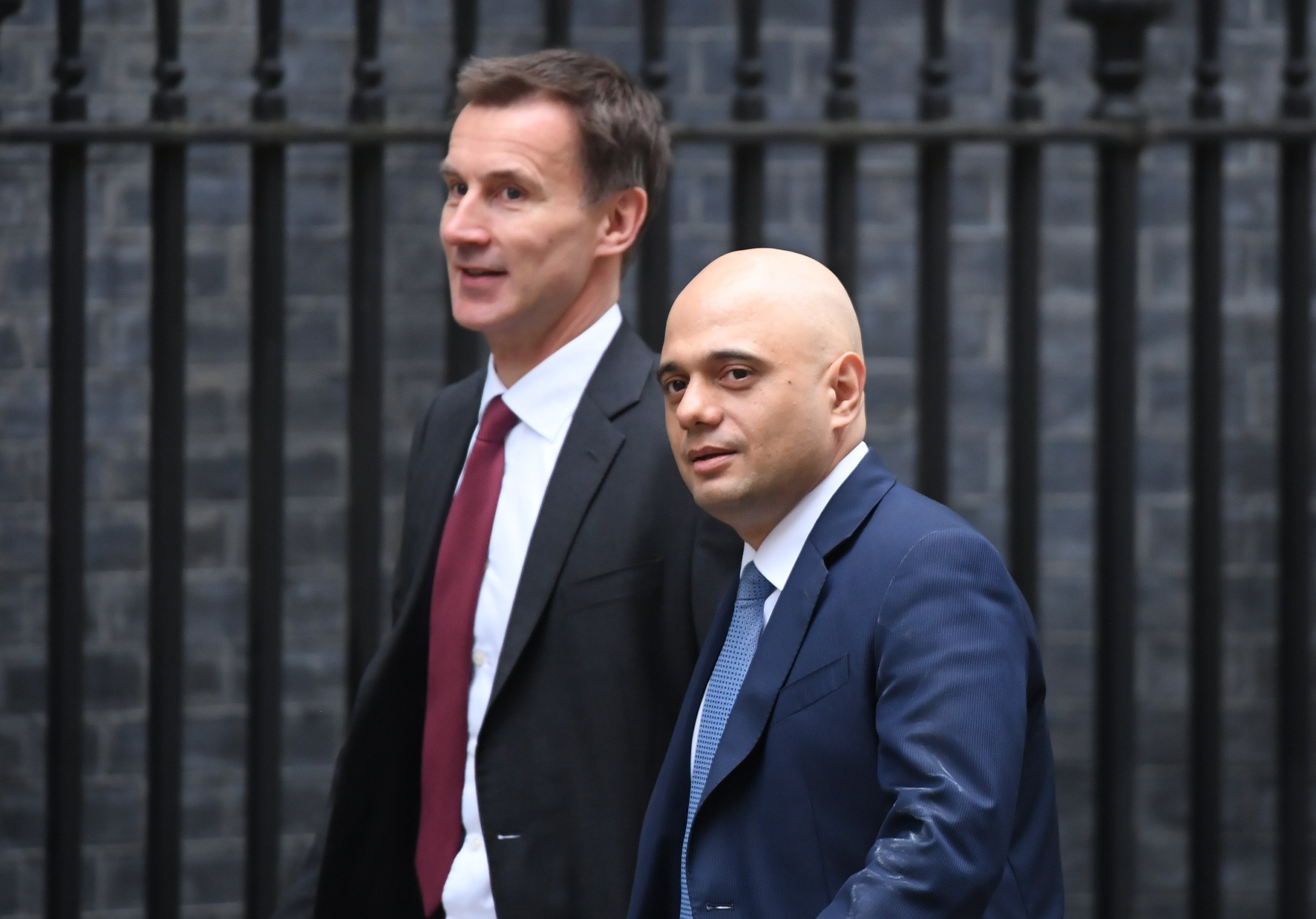 Jeremy Hunt and Sajid Javid (Stefan Rousseau/PA)