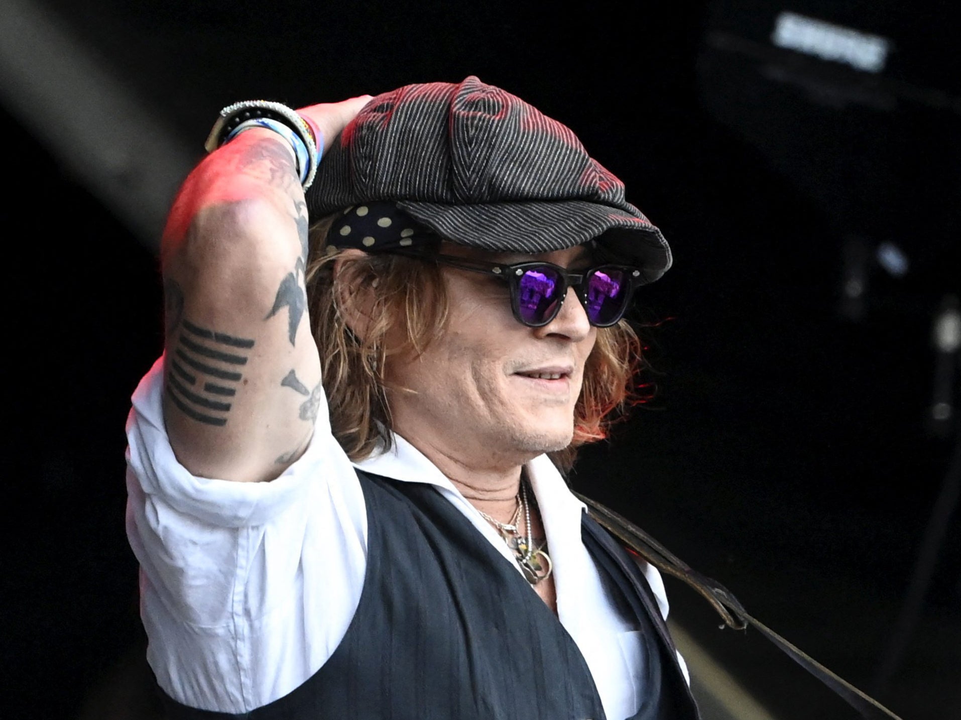 Johnny Depp has written two news songs for an album he’s releasing with Jeff Beck