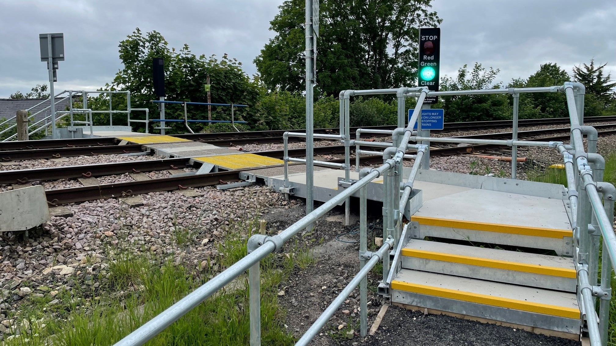 New level crossing technology is to be rolled out across Britain (Network Rail/PA)