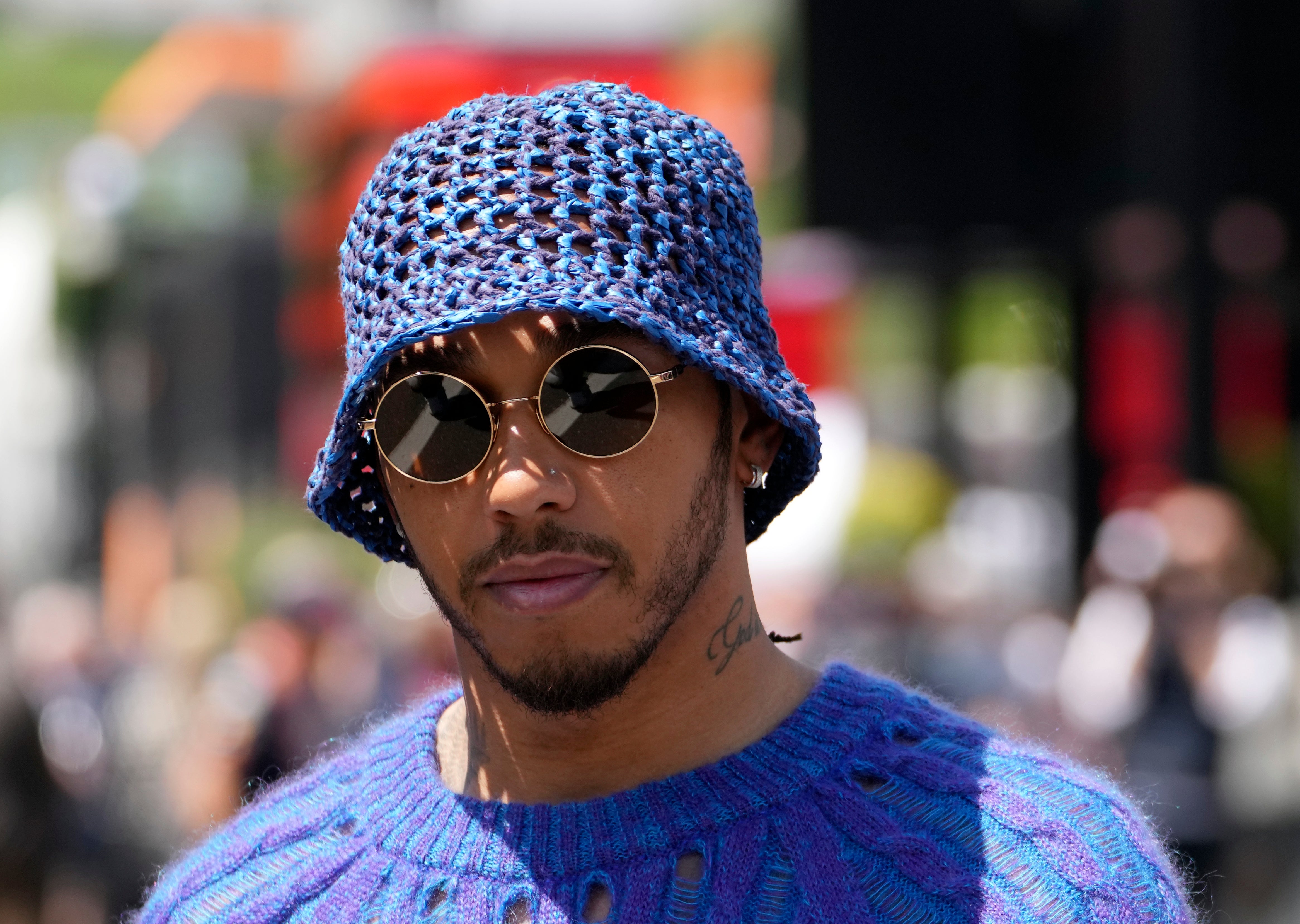 Lewis Hamilton said he was “disgusted” to hear that fans being subjected to abuse (Matthias Schrader/AP)