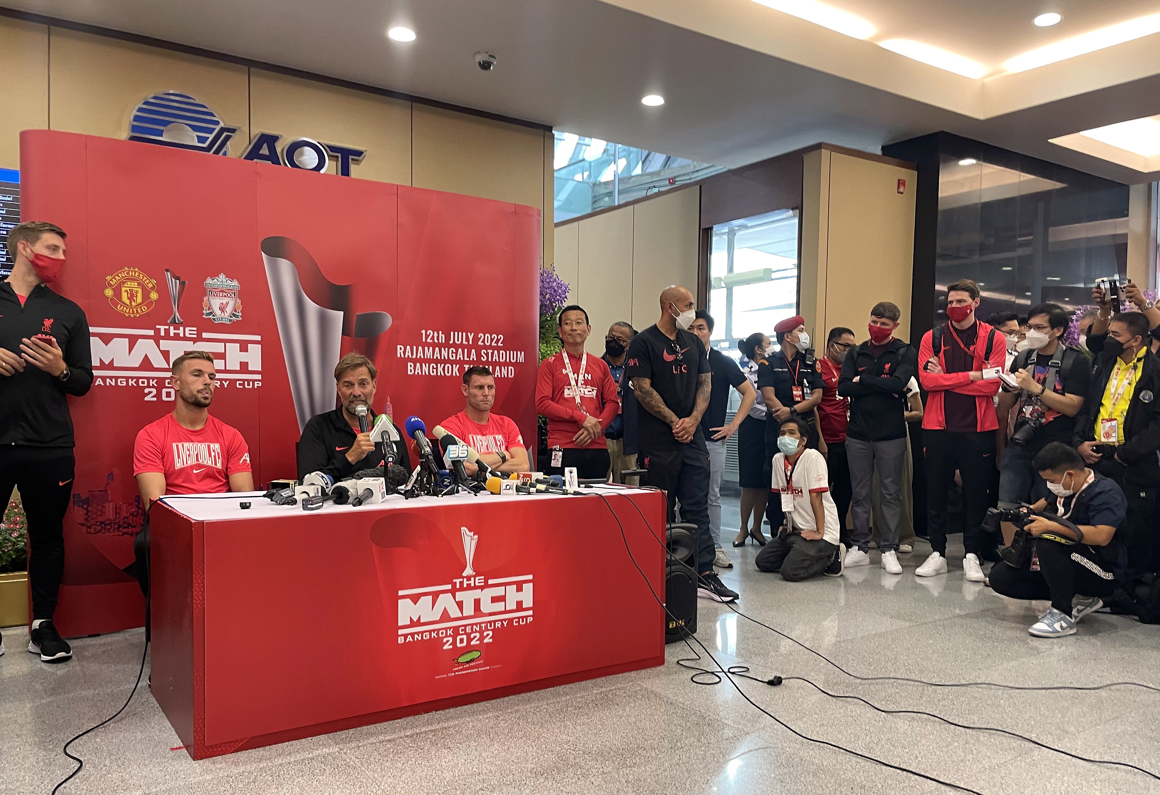 Liverpool received a warm welcome in Thailand (Simon Peach/PA)