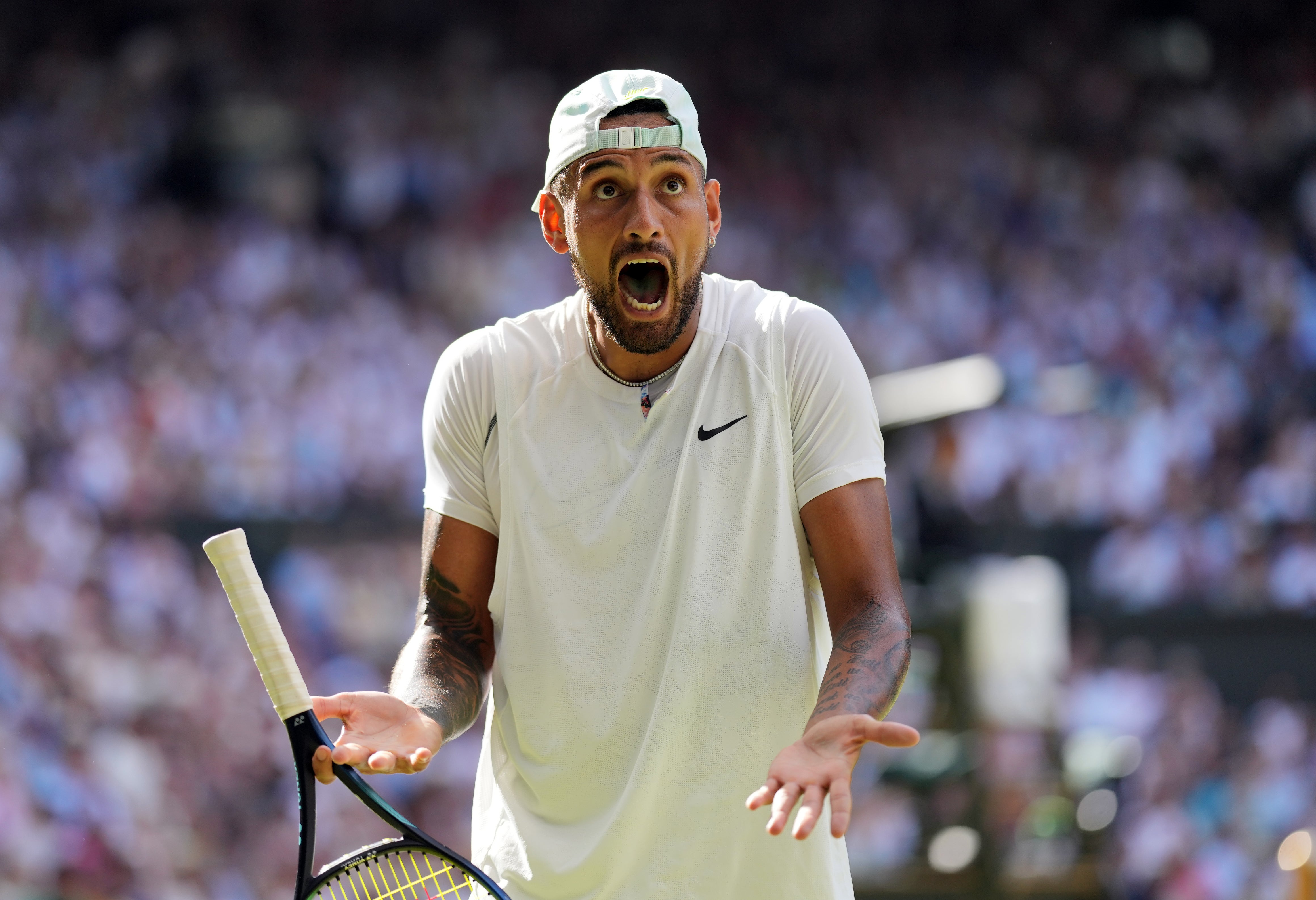 Nick Kyrgios had an event-filled fortnight (Zac Goodwin/PA)