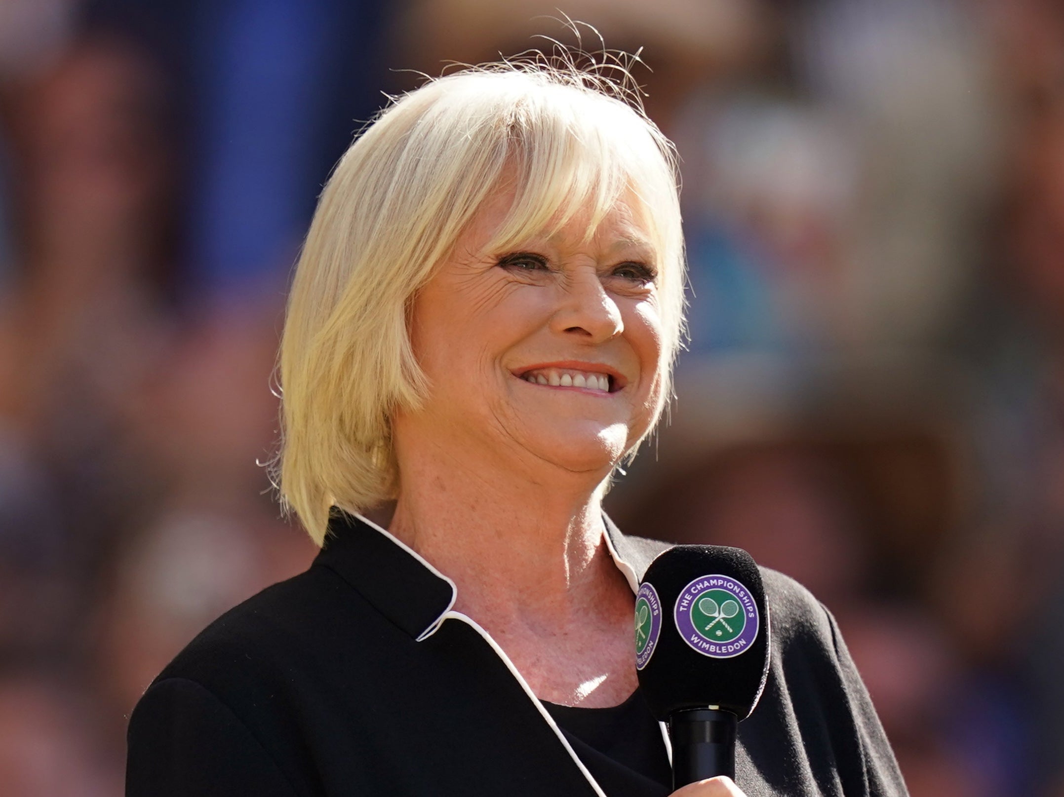 Sue Barker has said farewell to Wimbledon (Adam Davy/PA)