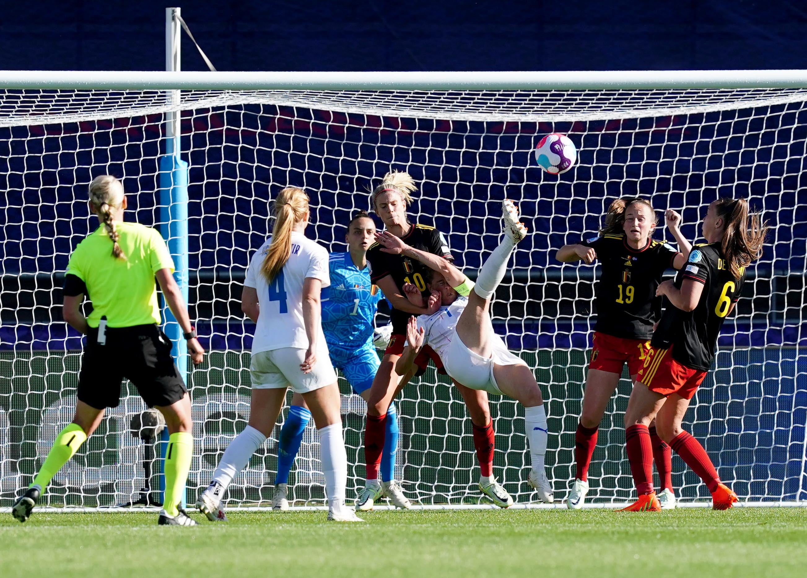 Belgium and Iceland settled for a point each (Martin Rickett/PA)