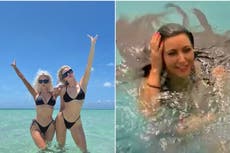 Khloe Kardashian jokes Kim is ‘still looking’ for her diamond earring during ‘Kamp Koko’ holiday