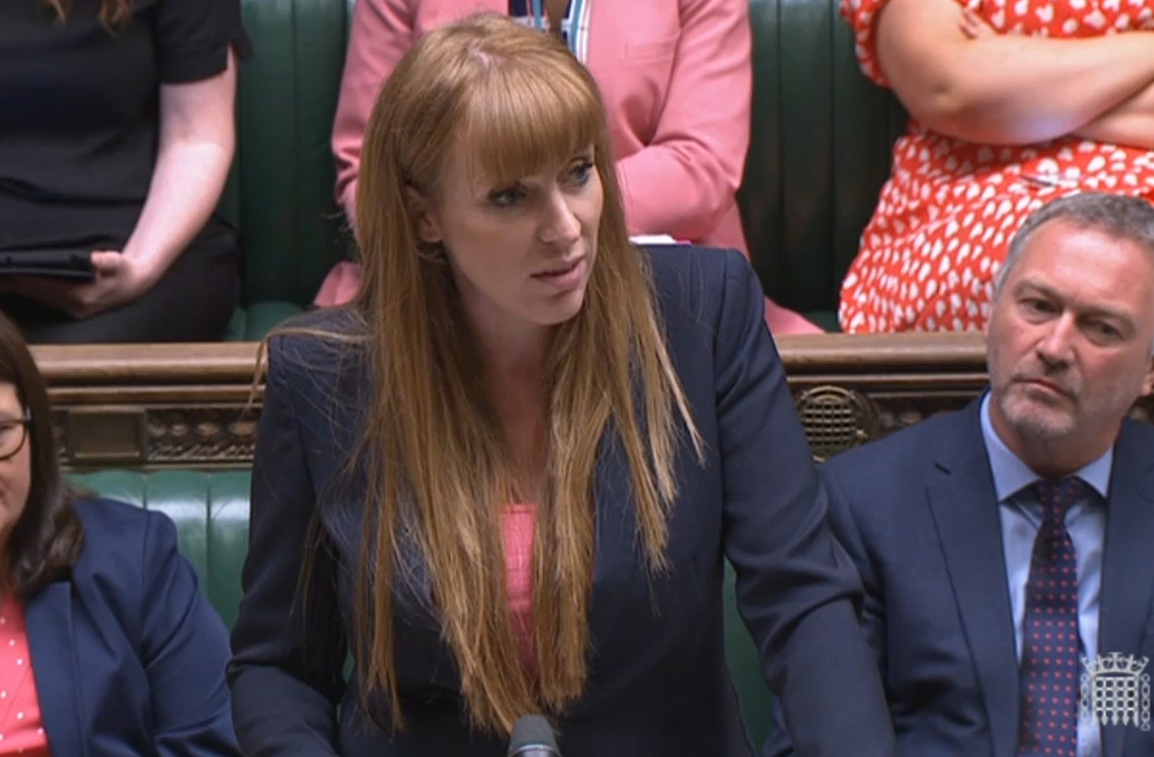 Deputy Labour leader Angela Rayner asks an urgent question in the House of Commons