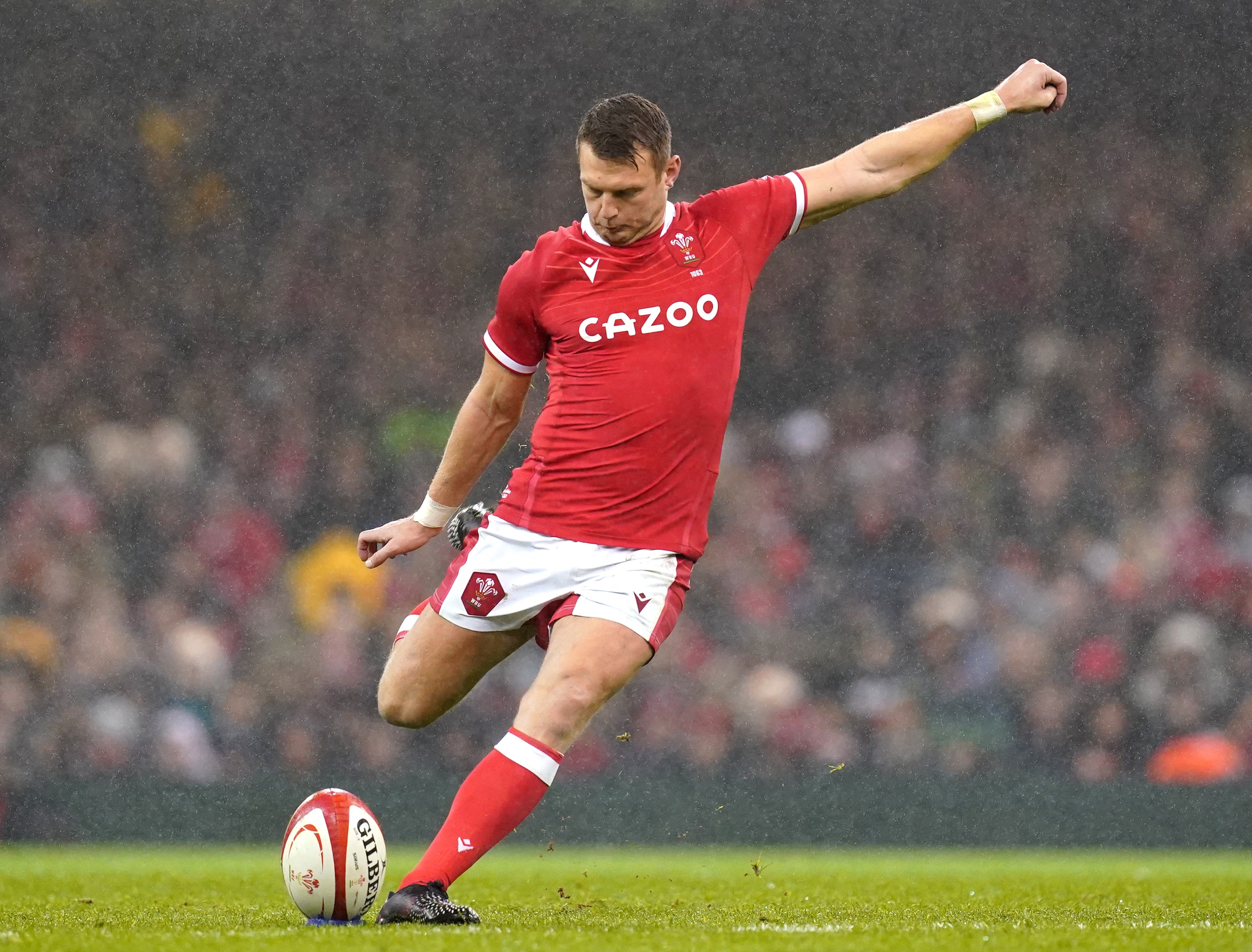 Dan Biggar took a blow to his shoulder during Wales’ second Test victory over South Africa (David Davies/PA)