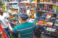 New surveillance footage captures moments leading up to the fatal stabbing in New York City bodega