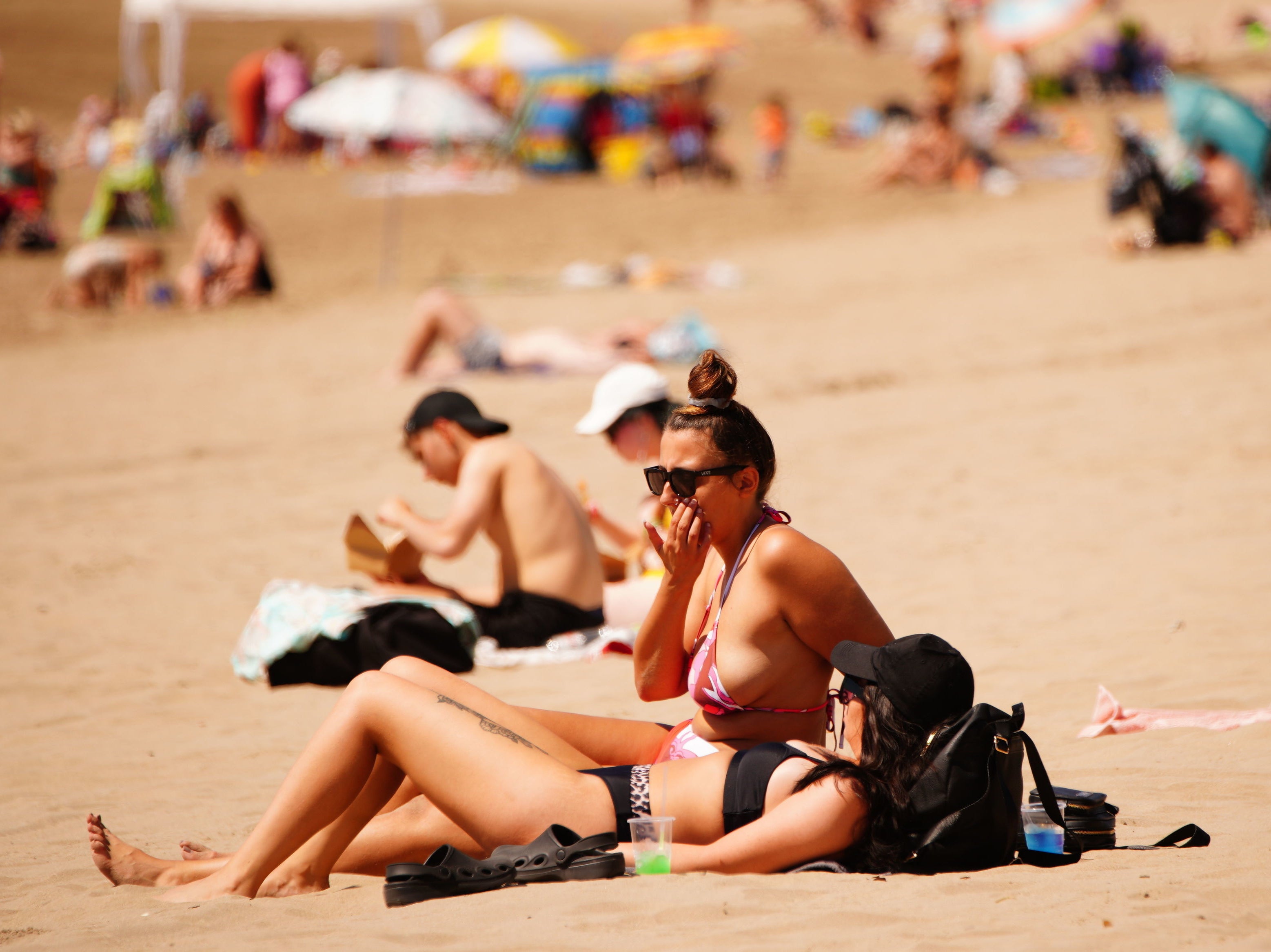 The Met Office has issued an amber weather warning for extreme heat across a large part of the UK