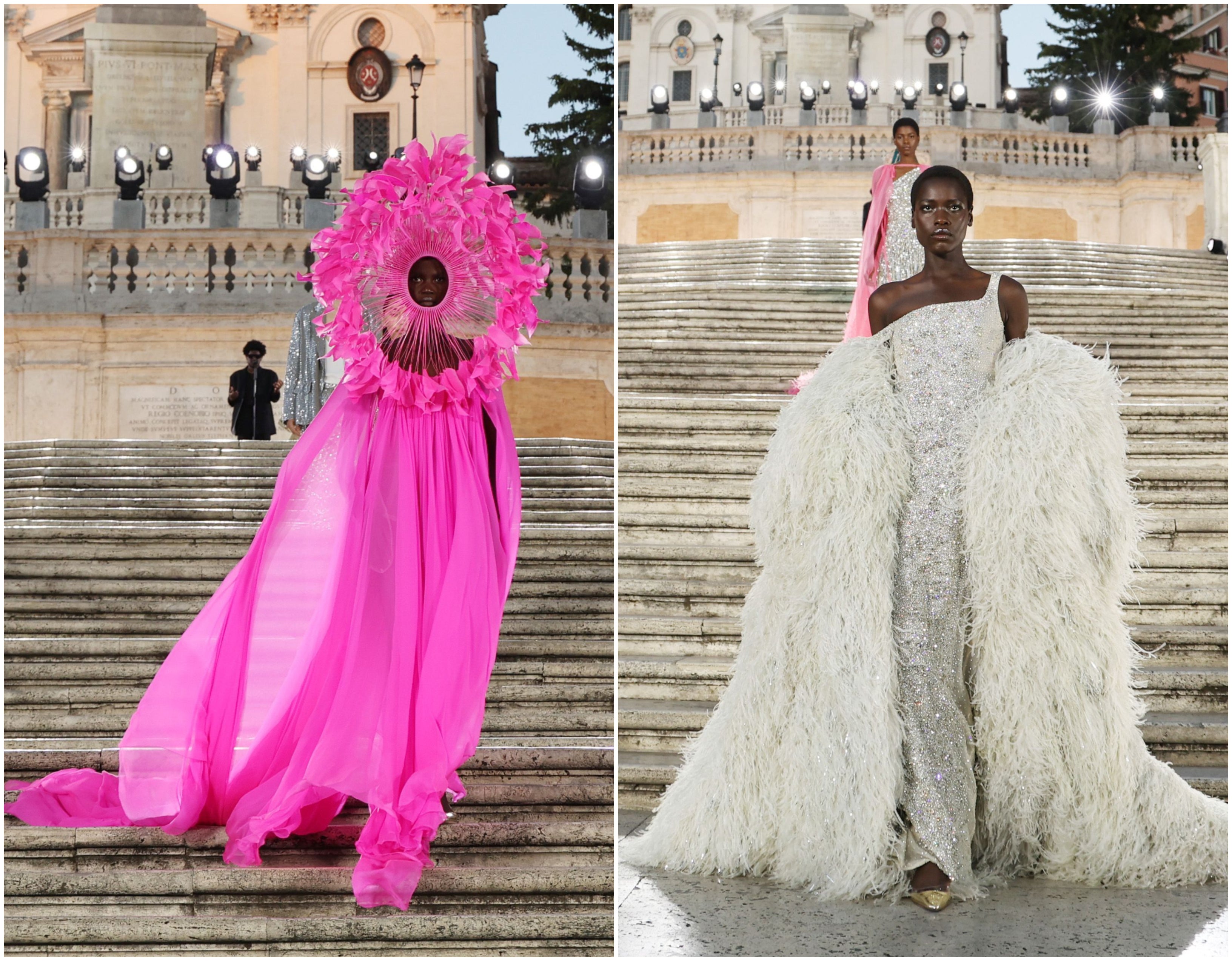 Valentino staged its autumn/winter haute couture show on 8 July