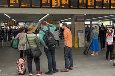 Leeds station in chaos after train fire