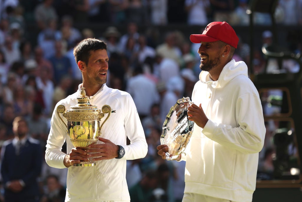 Kyrgios forced a fourth-set tiebreak but Djokovic produced a faultless decider