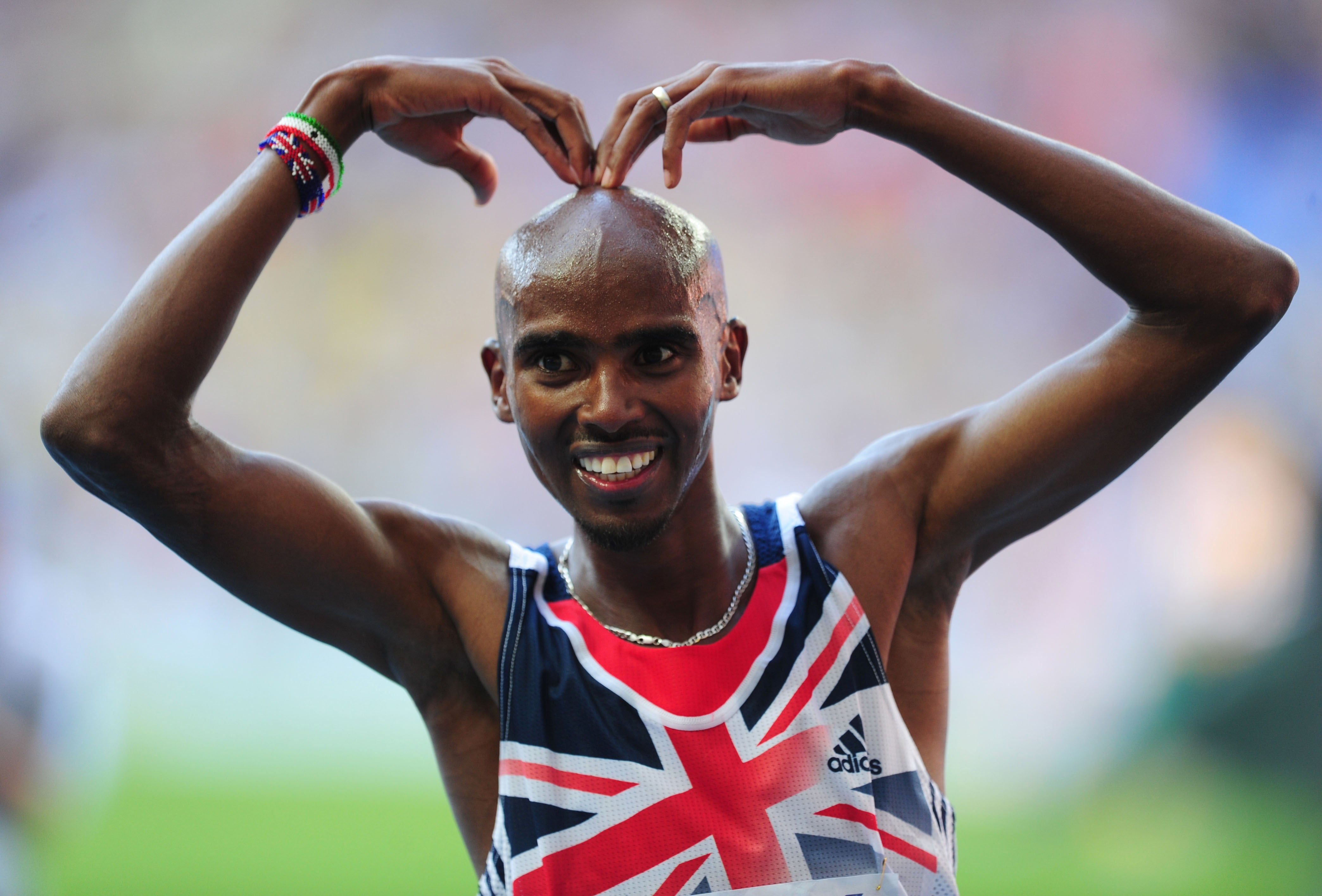 Farah’s Mobot celebration became synonymous with his success. (Adam Davy/PA)