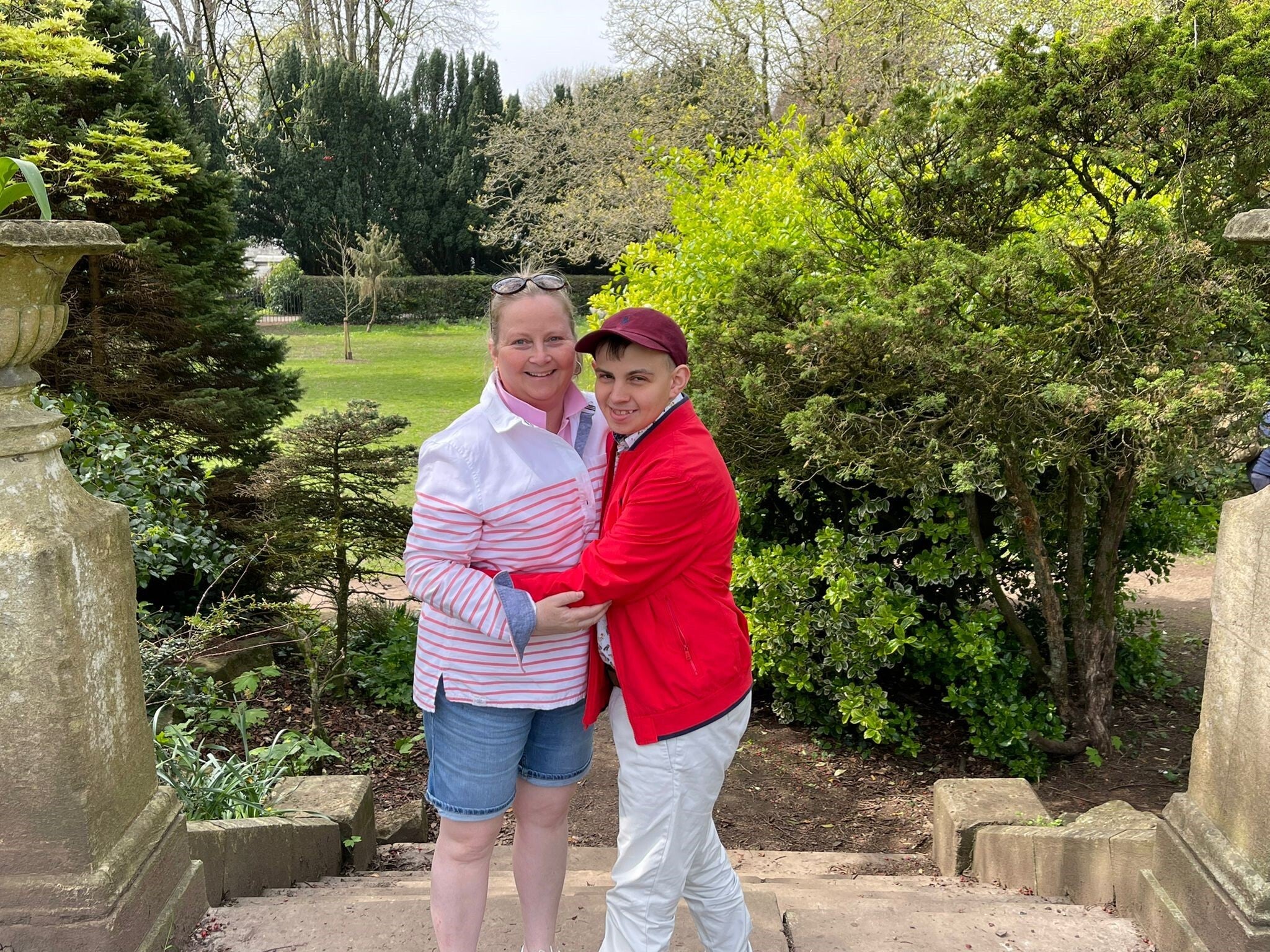 Rachel Rankmore, with son Bailey Williams, 20, who suffers from severe epilepsy and takes Celixir20 (PA)