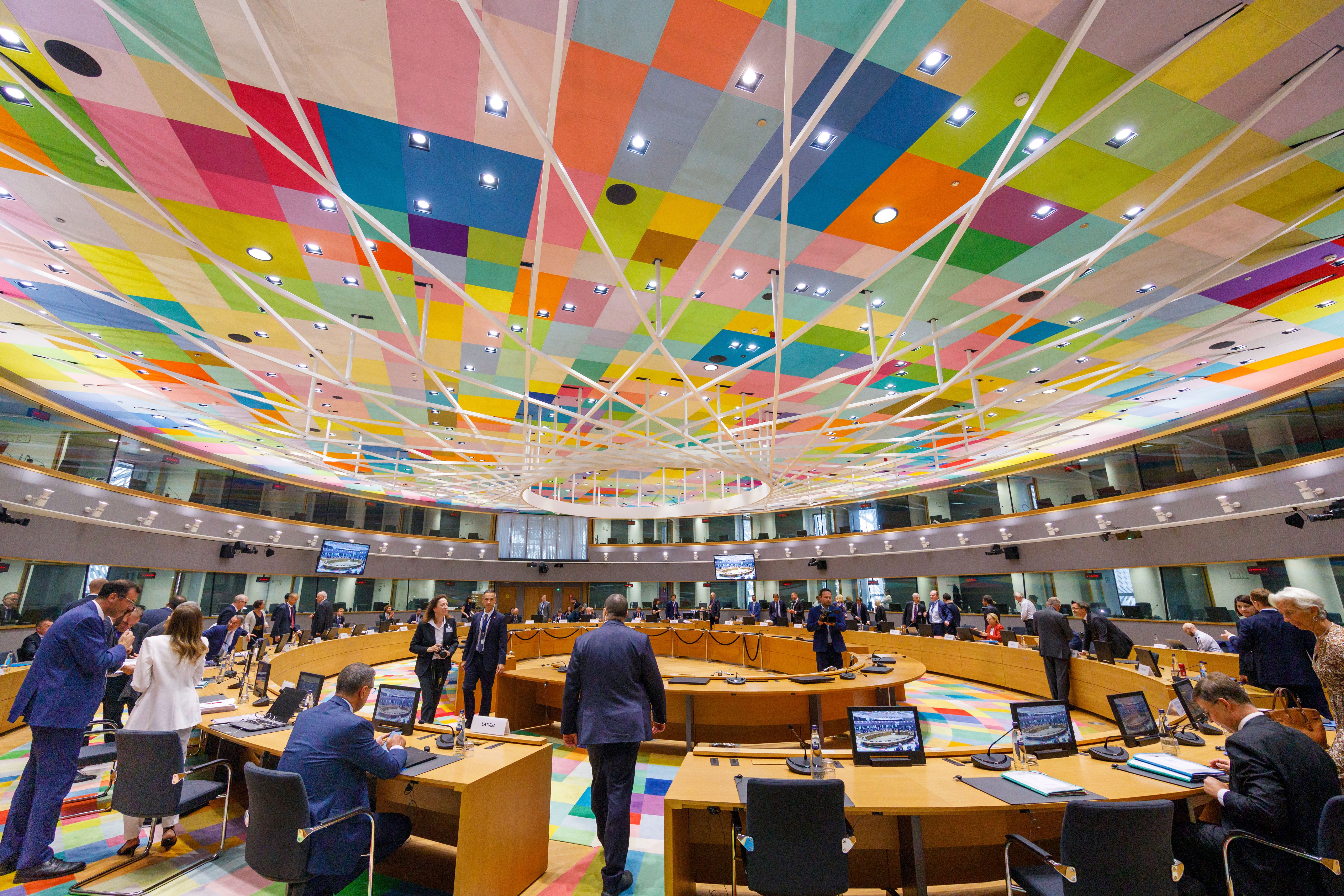 Belgium EU Finance Ministers