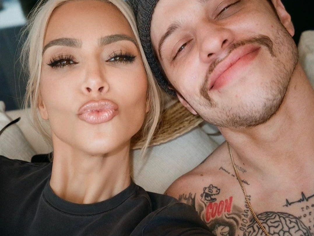 Kim Kardashian and Pete Davidson