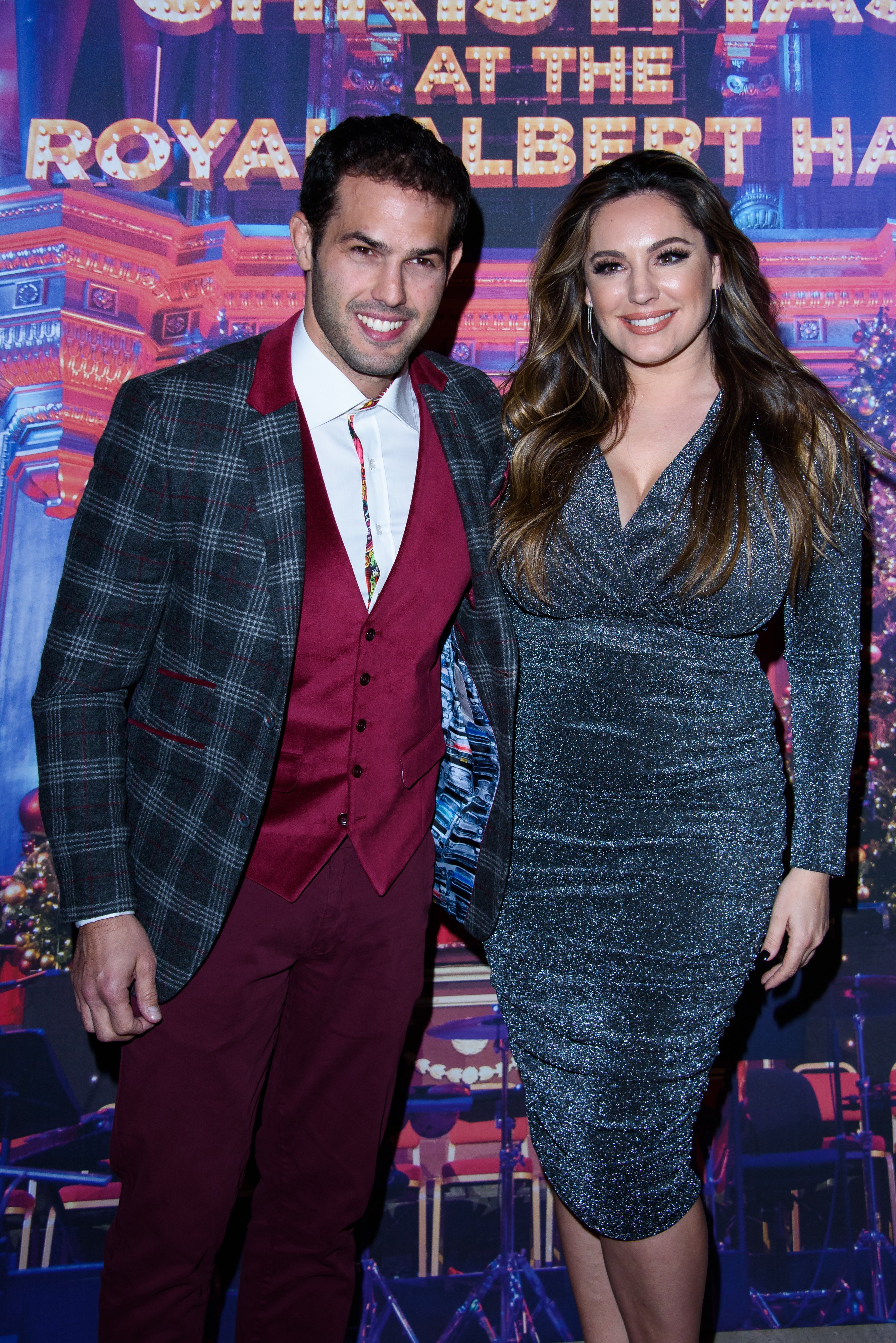 Kelly Brook and partner Jeremy Parisi in 2019