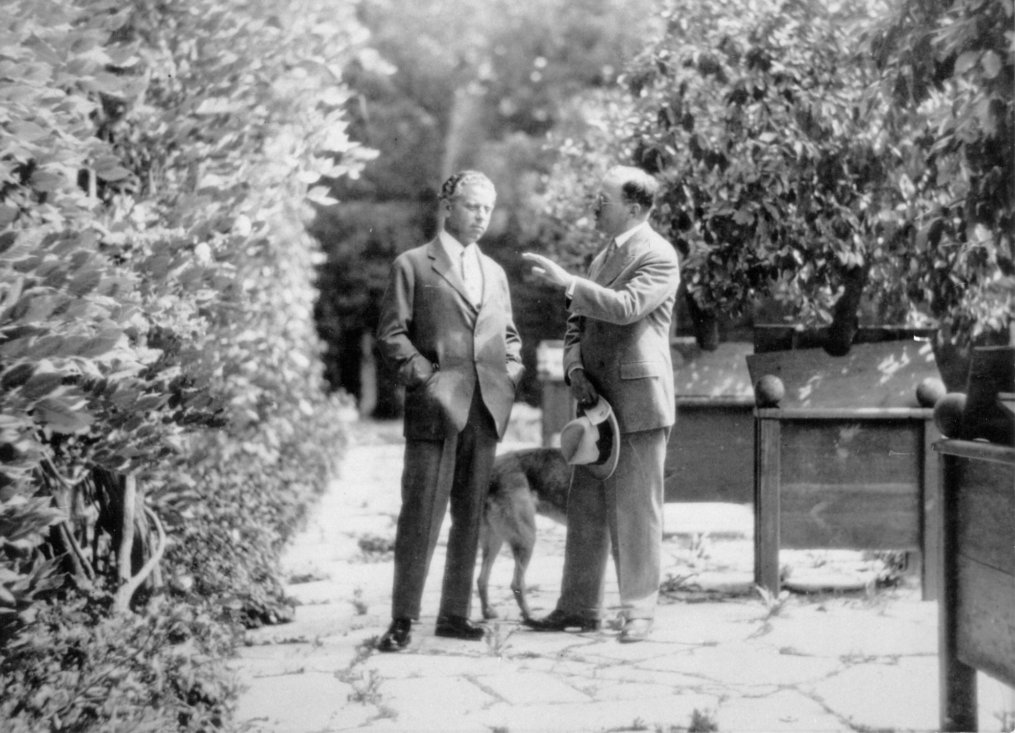 Max Reinhardt and Hugo von Hofmannsthal at Schloss Leopoldskron