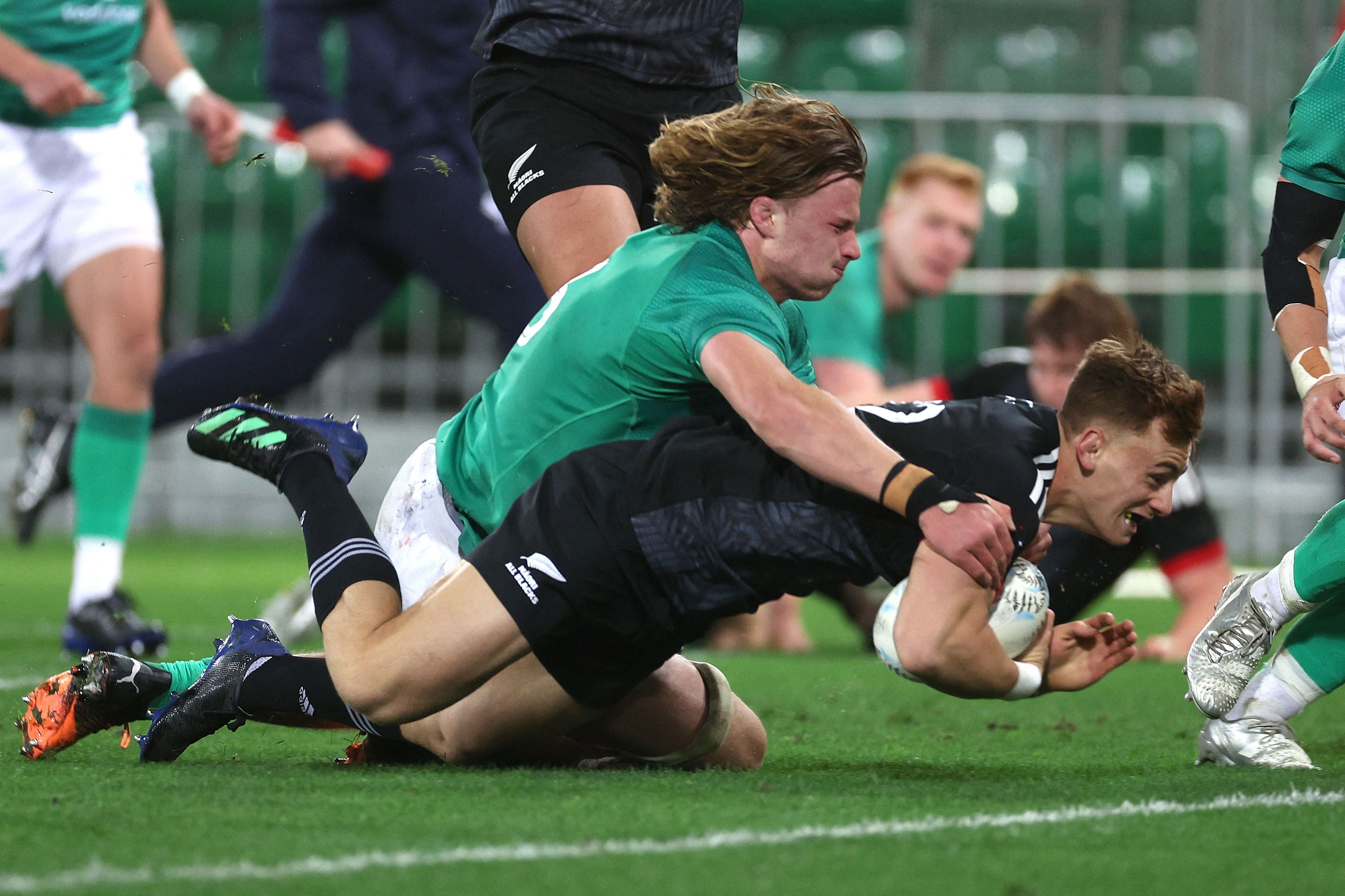 Ruben Love scored a brilliant try for the Maori