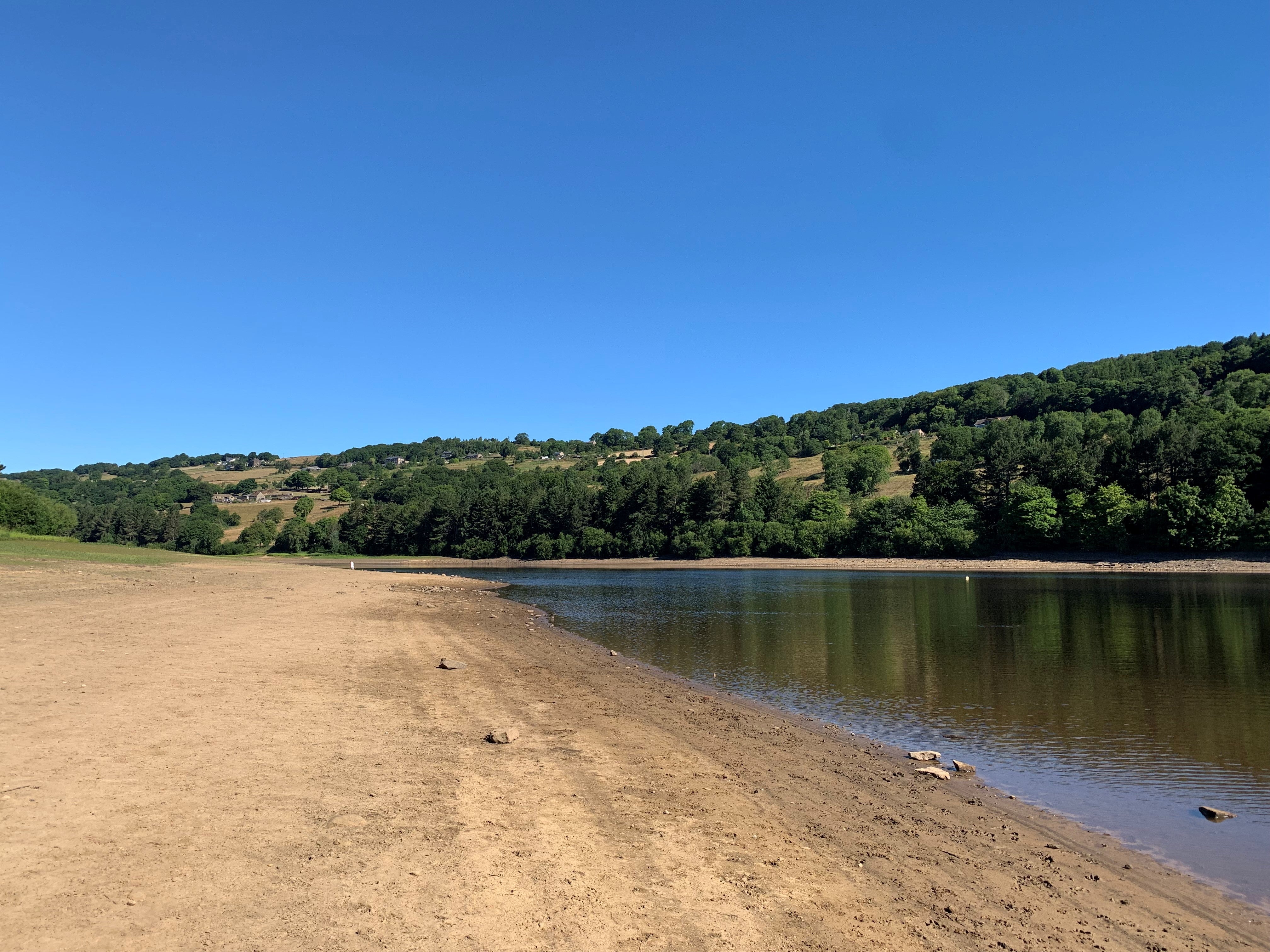 Low water levels at a reservoir (Dave Higgens/PA)