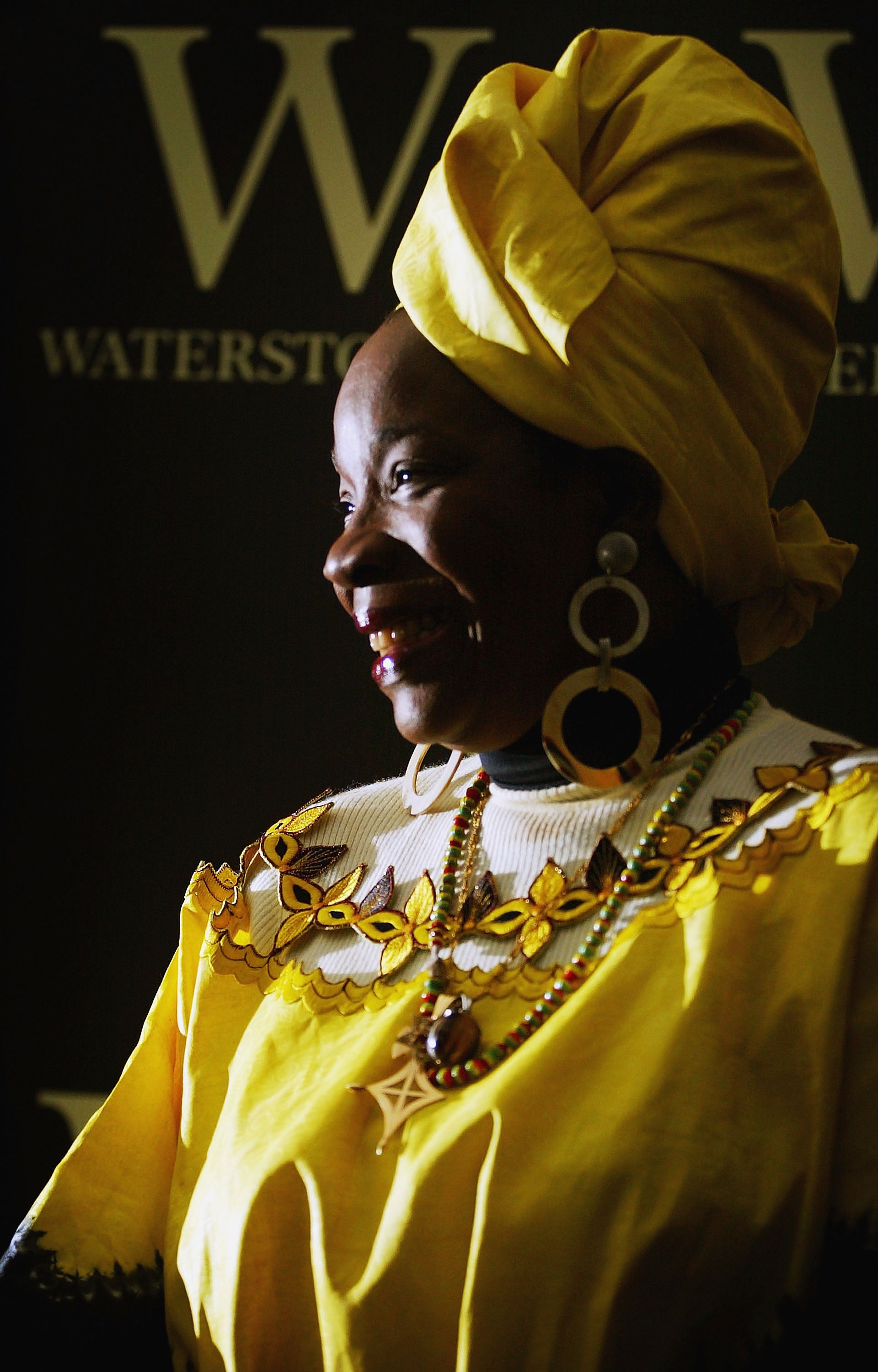 Rita Marley, Bob Marley’s widow, talks to fans before signing copies of her new book “No Woman No Cry, My Life With Bob Marley” April 1, 2004 in London.