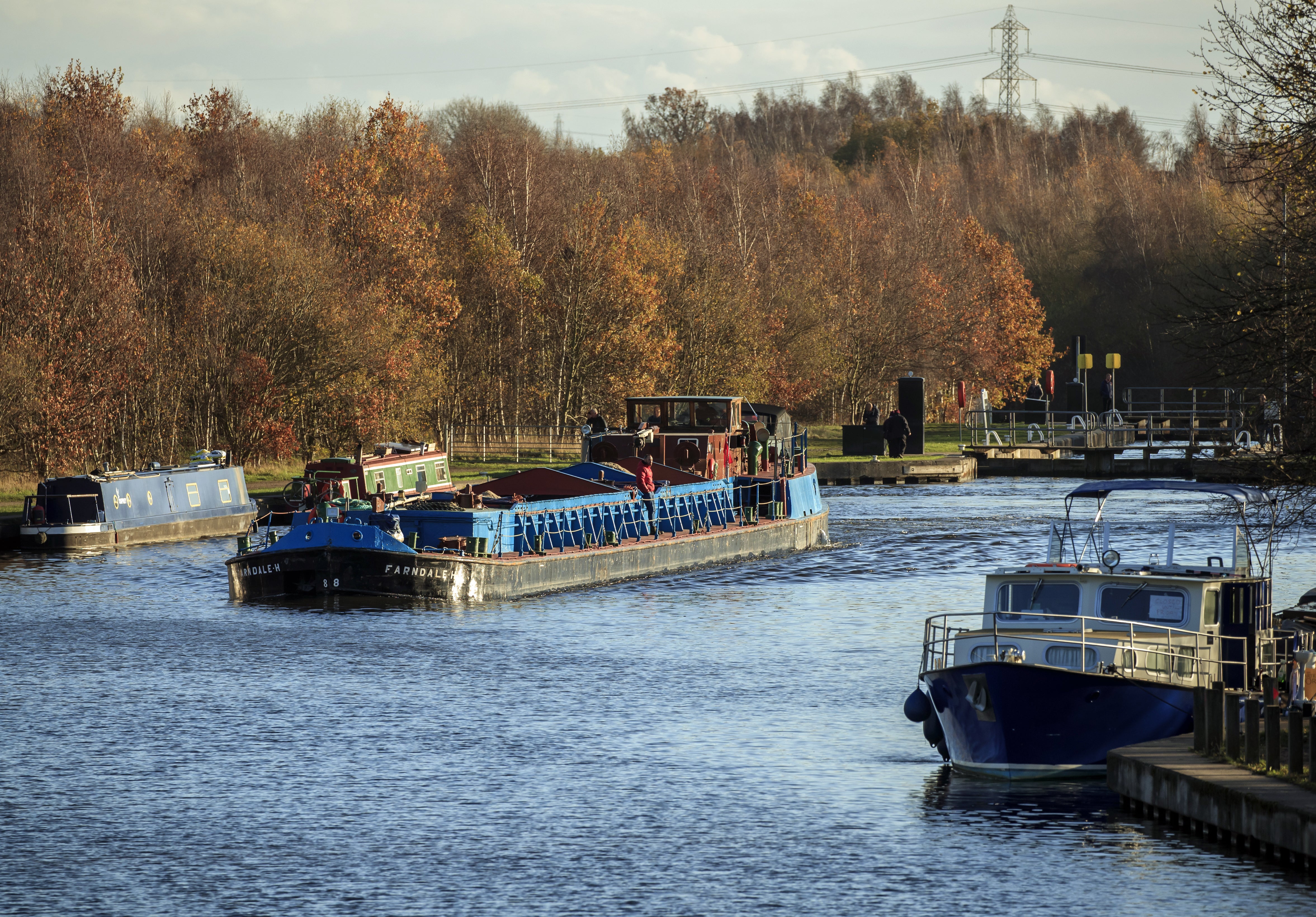 Alfie McCraw died in a West Yorkshire canal on Monday afternoon (PA)