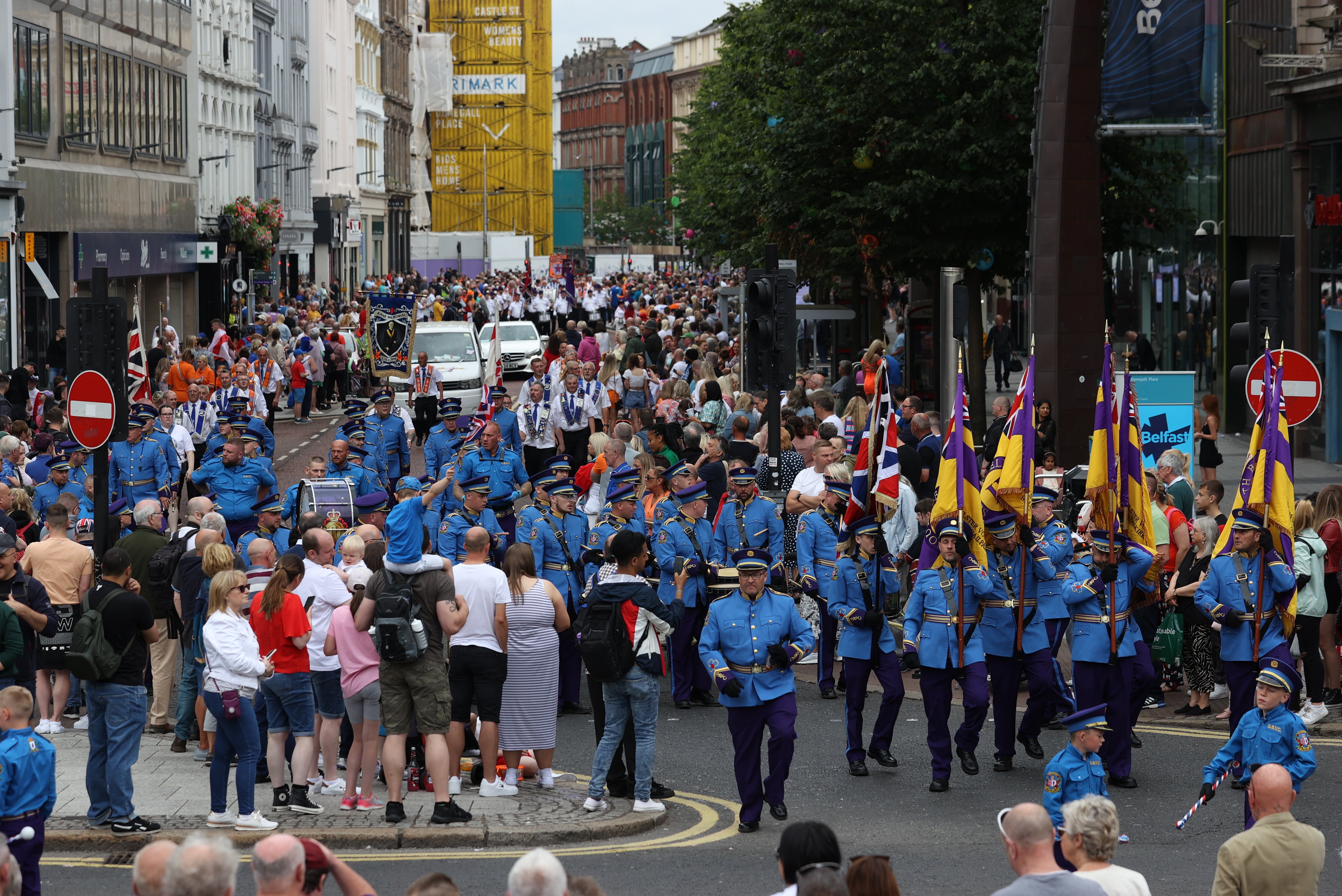 Orange Order parades have been taking place across Northern Ireland (Liam McBurney/PA)