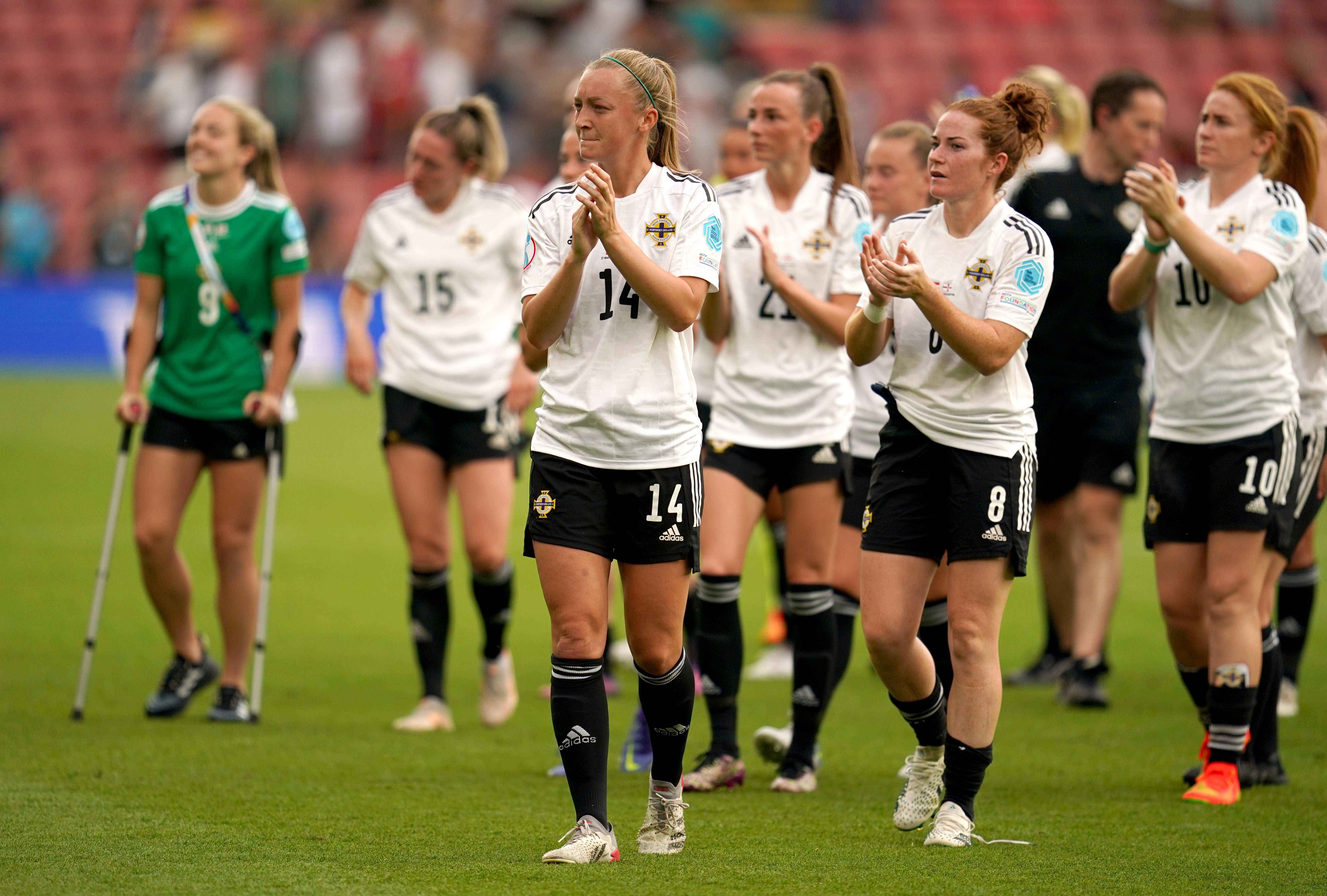 Northern Ireland are playing for pride at Euro 2022 (Nick Potts/PA)