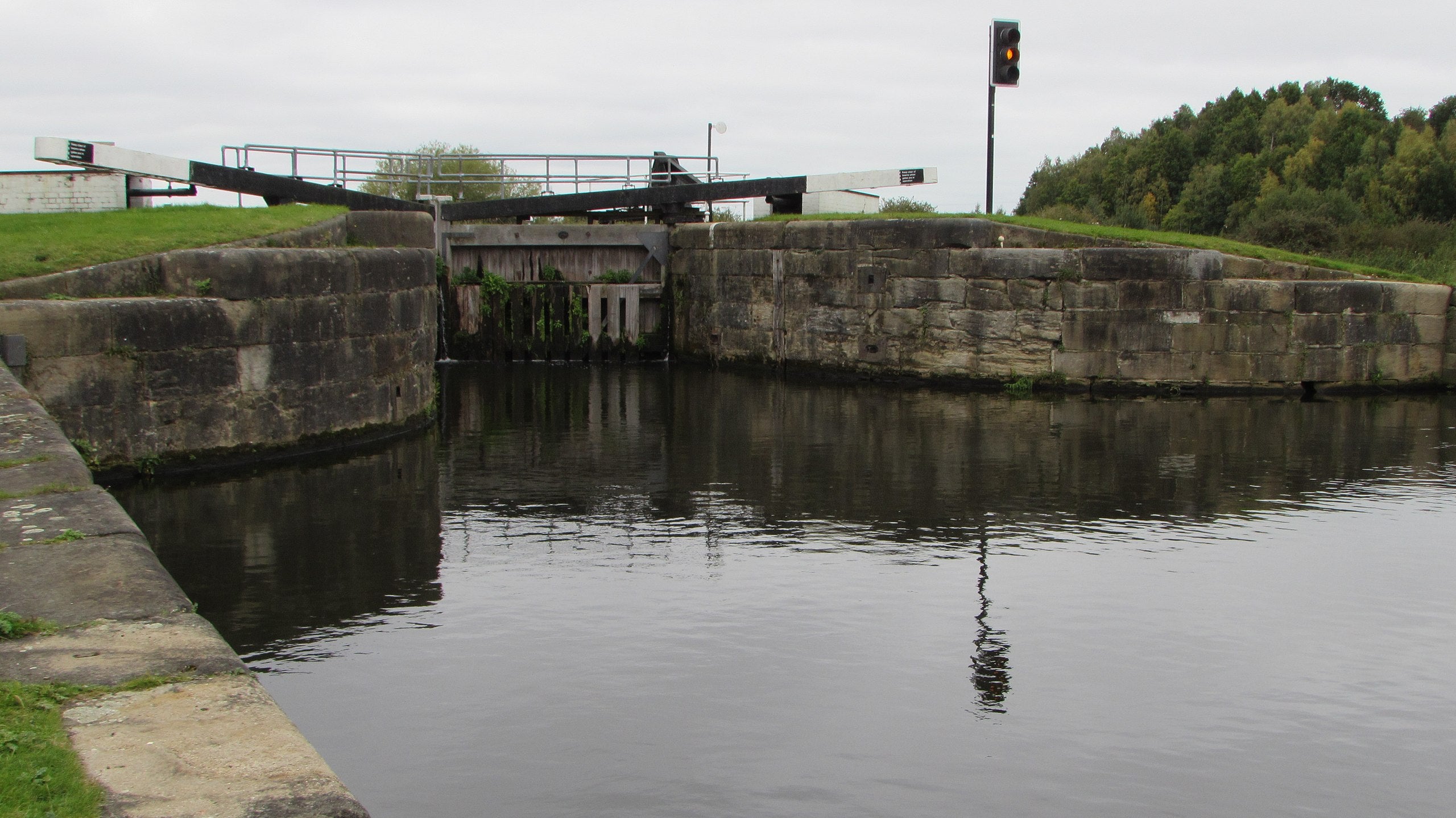 Aire and Calder Navigation (pictured) runs through West Yorkshire