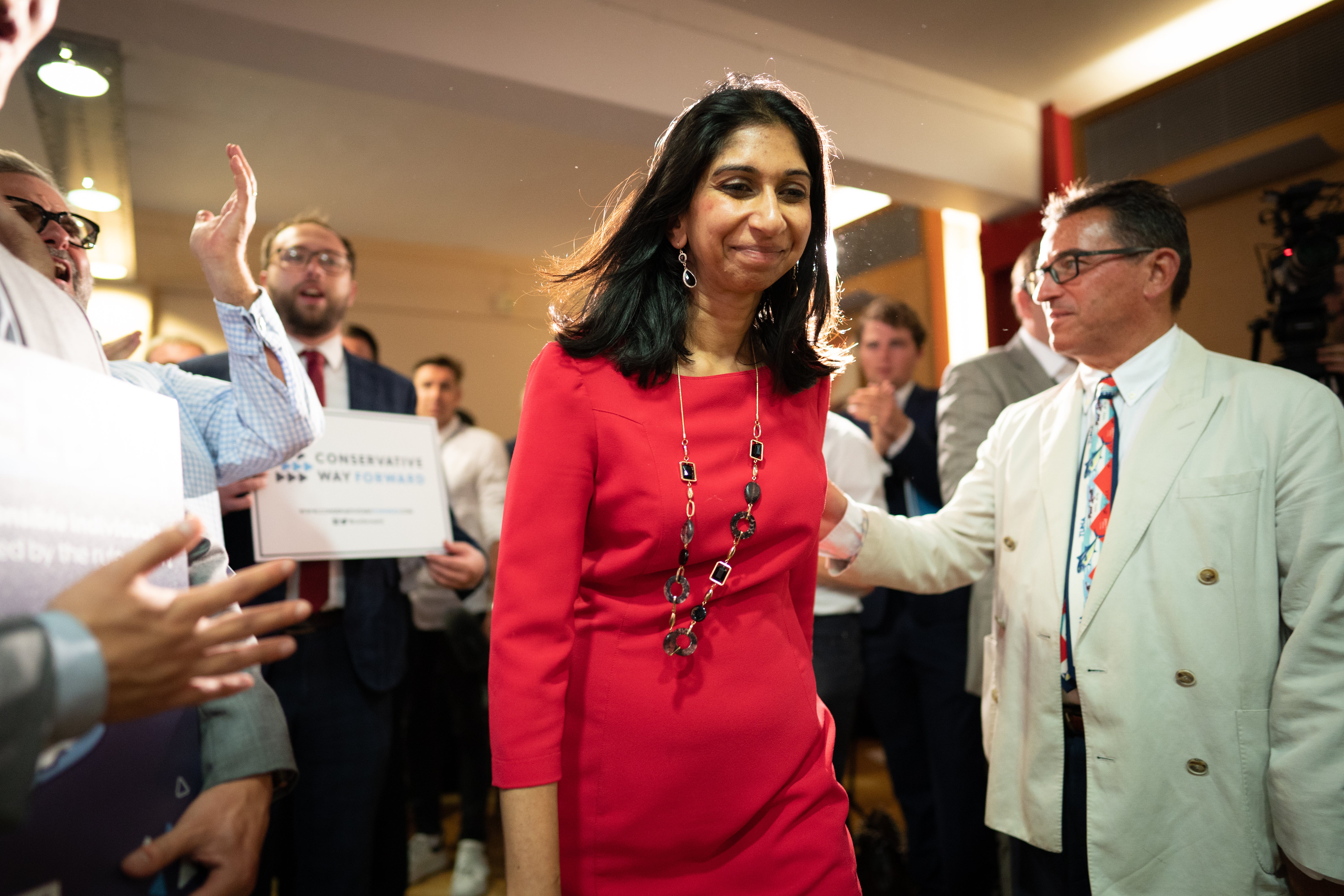 Attorney general Suella Braverman launches leadership bid (Stefan Rousseau/PA)