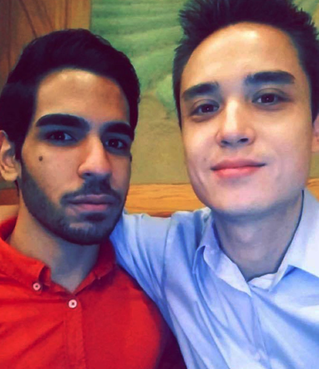 Juan Ramon Guerrero (left) and Christopher Andrew ‘Drew’ Leinonen (right) were on the dancefloor when the shooting started