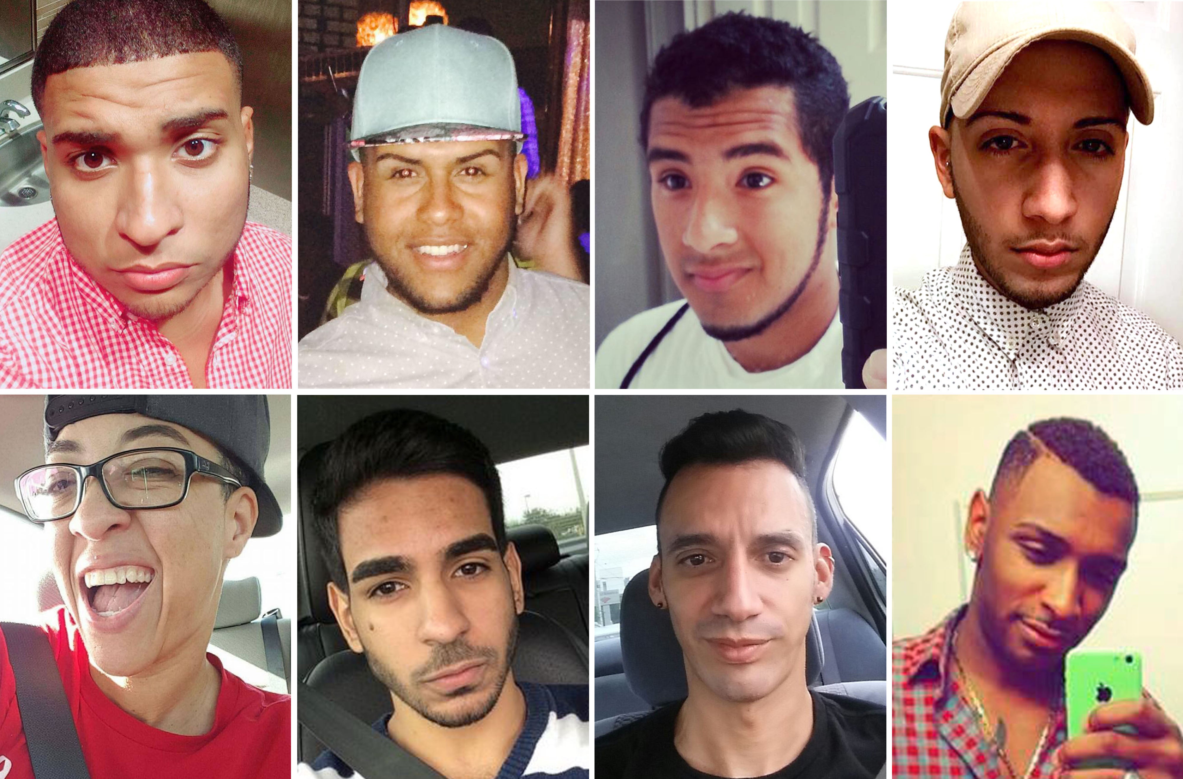 Stanley Manolo Almodvar III, Peter O. Gonzalez-Cruz, Luis Vielma and Luis Omar Ocasio-Capo (top row left to right) Kimberly Morris, Juan Ramon Guerrero, Eric Ivan Ortiz-Rivera and Eddie Jamoldroy Justice (bottom row left to right)