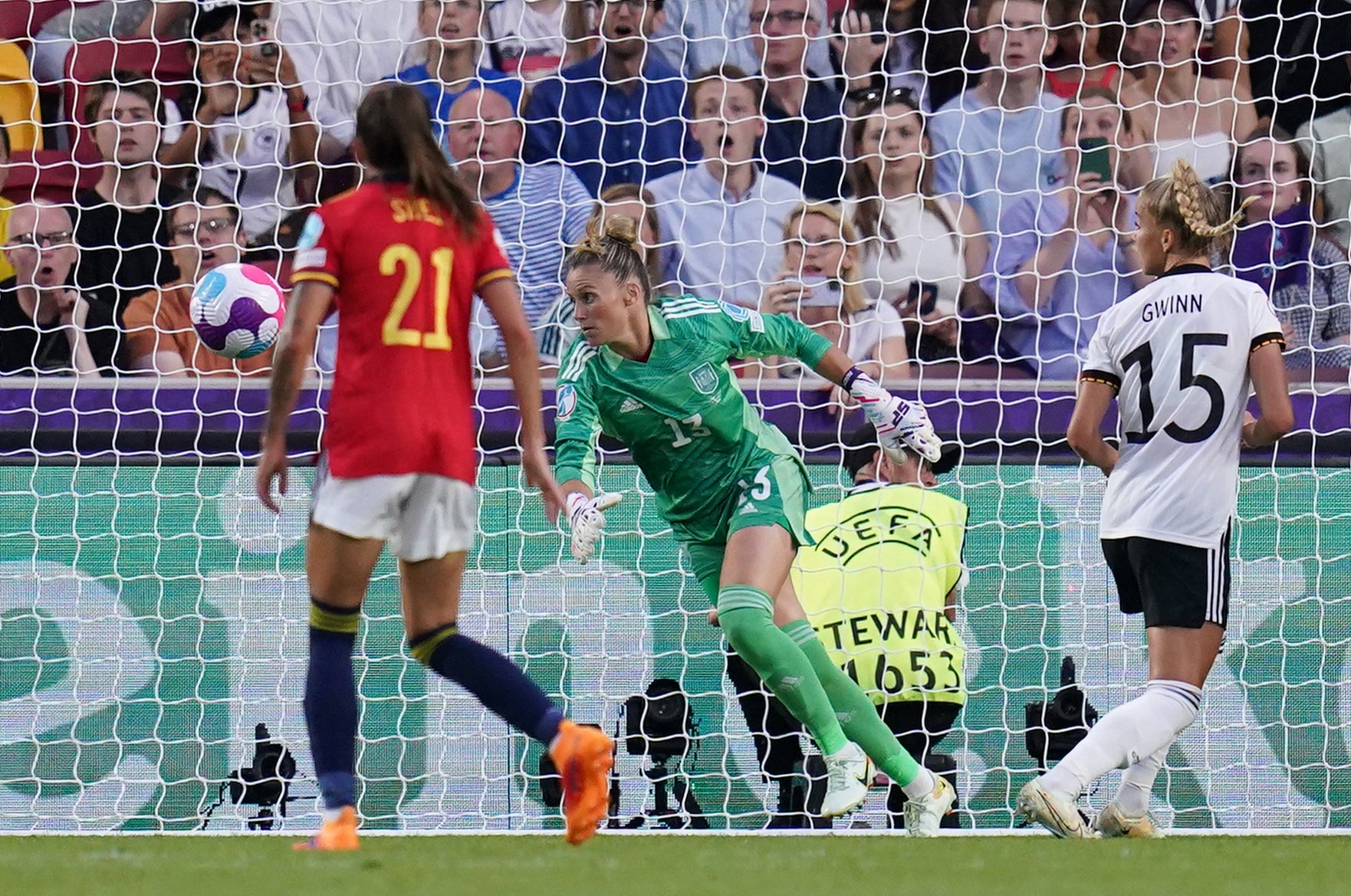 Germany again impressed as they saw off Spain (John Walton/PA)