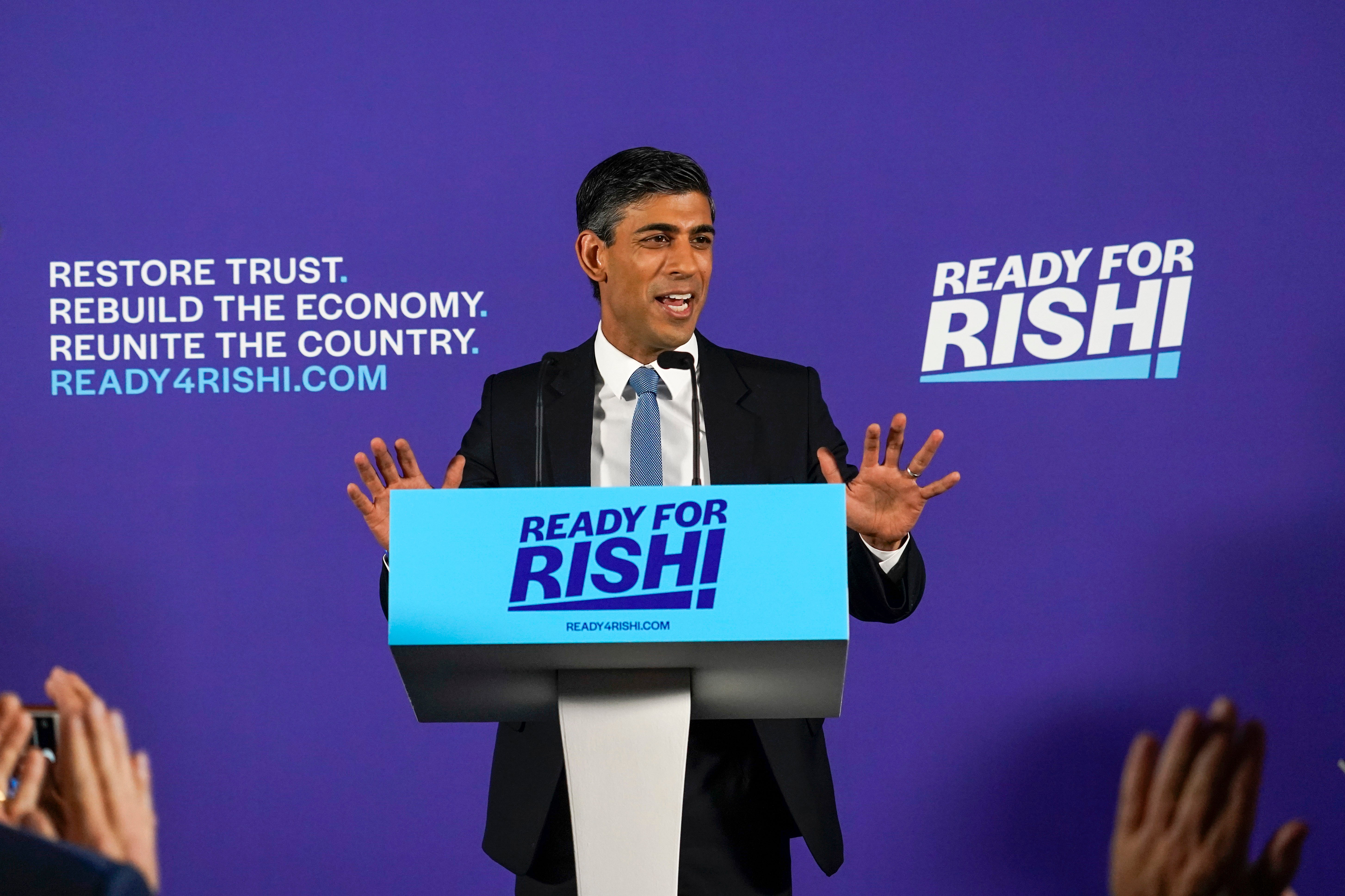 Rishi Sunak launches his leadership campaign