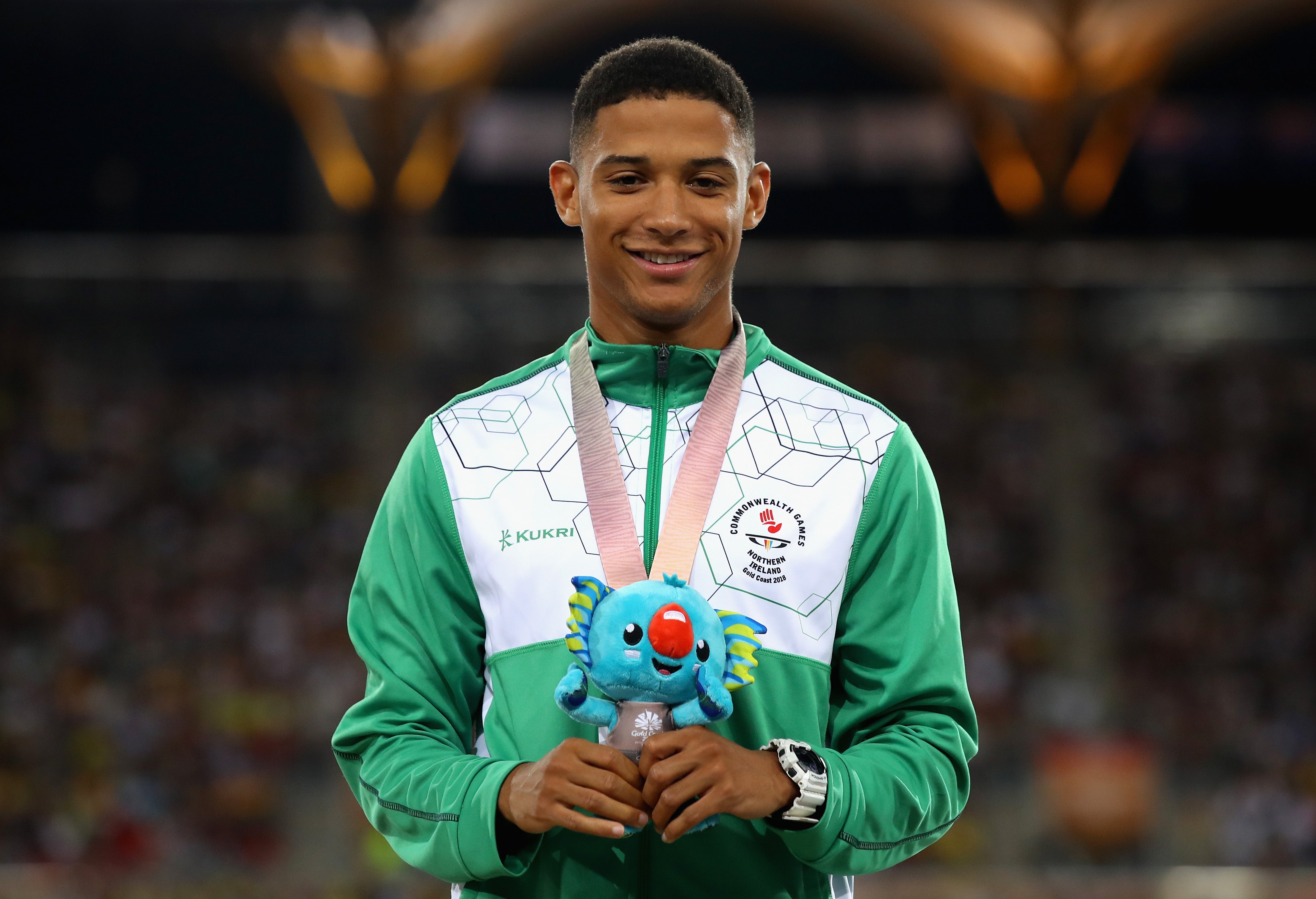 Leon Reid won 200m bronze at the 2018 Commonwealth Games