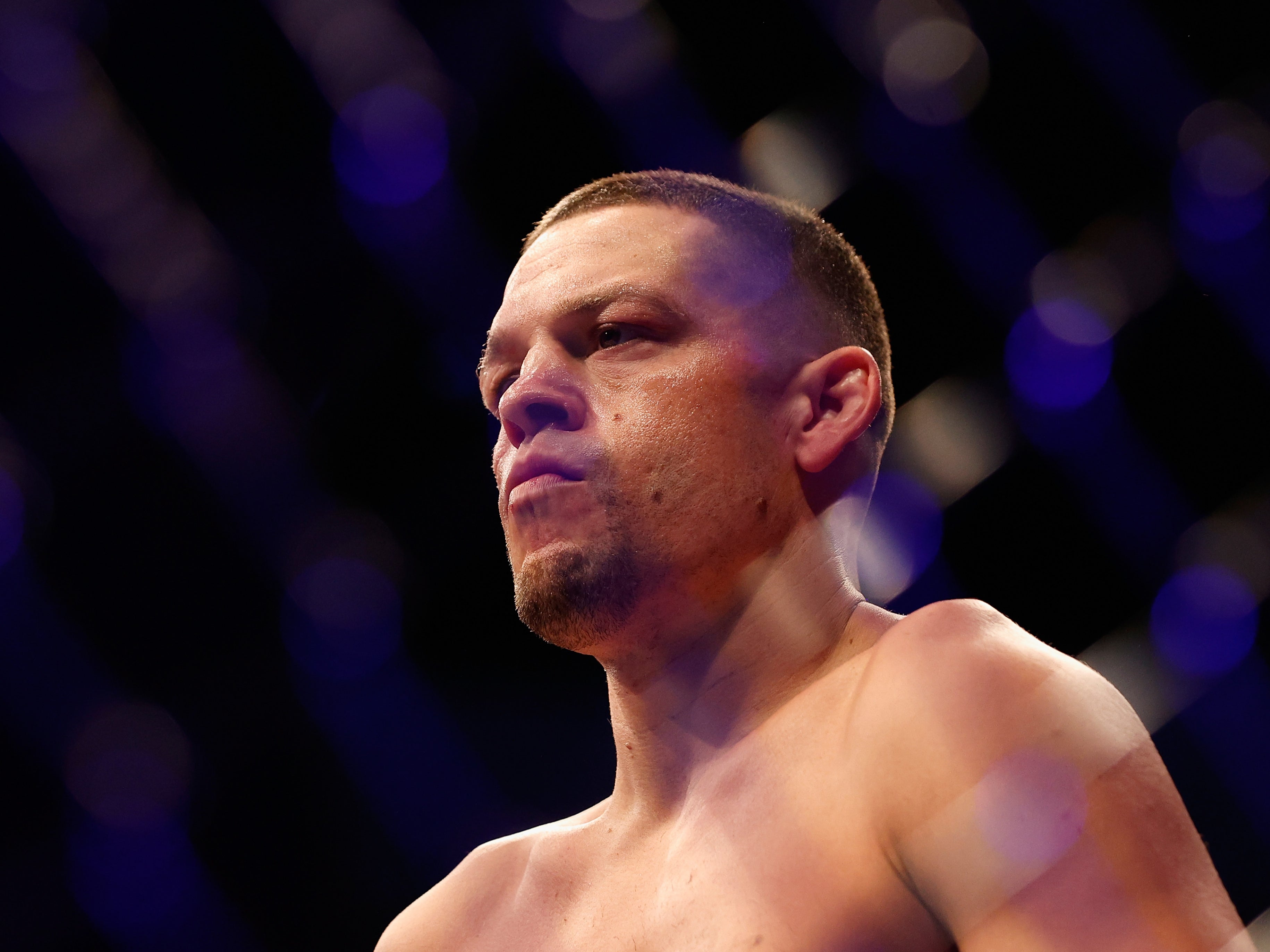 UFC fan favourite Nate Diaz faces Khamzat Chimaev in Saturday’s main event