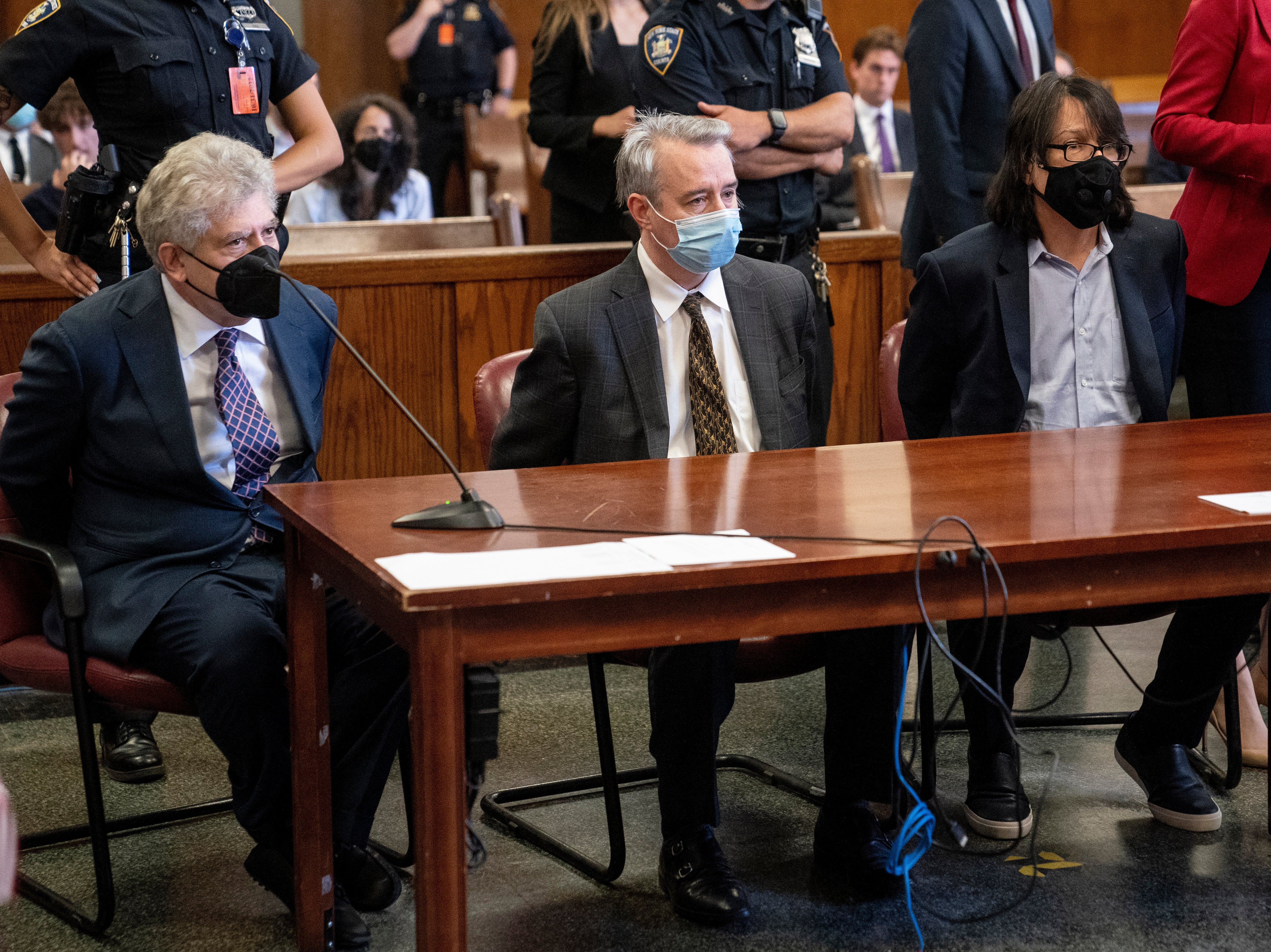 Glenn Horowitz, Craig Inciardi, and Edward Kosinski in court