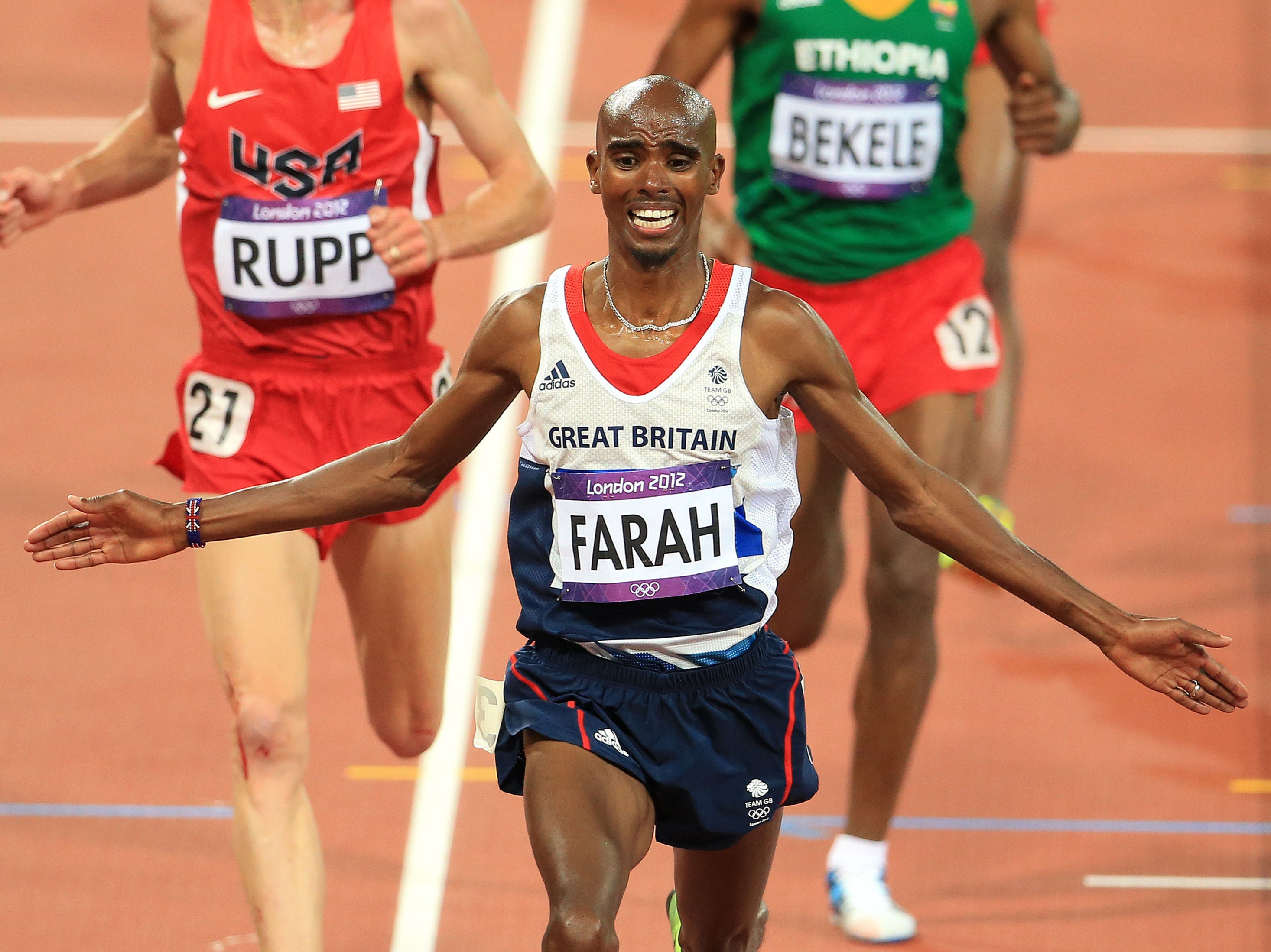 The athlete said he was born in Somaliland as Hussein Abdi Kahin and his parents never lived in the UK