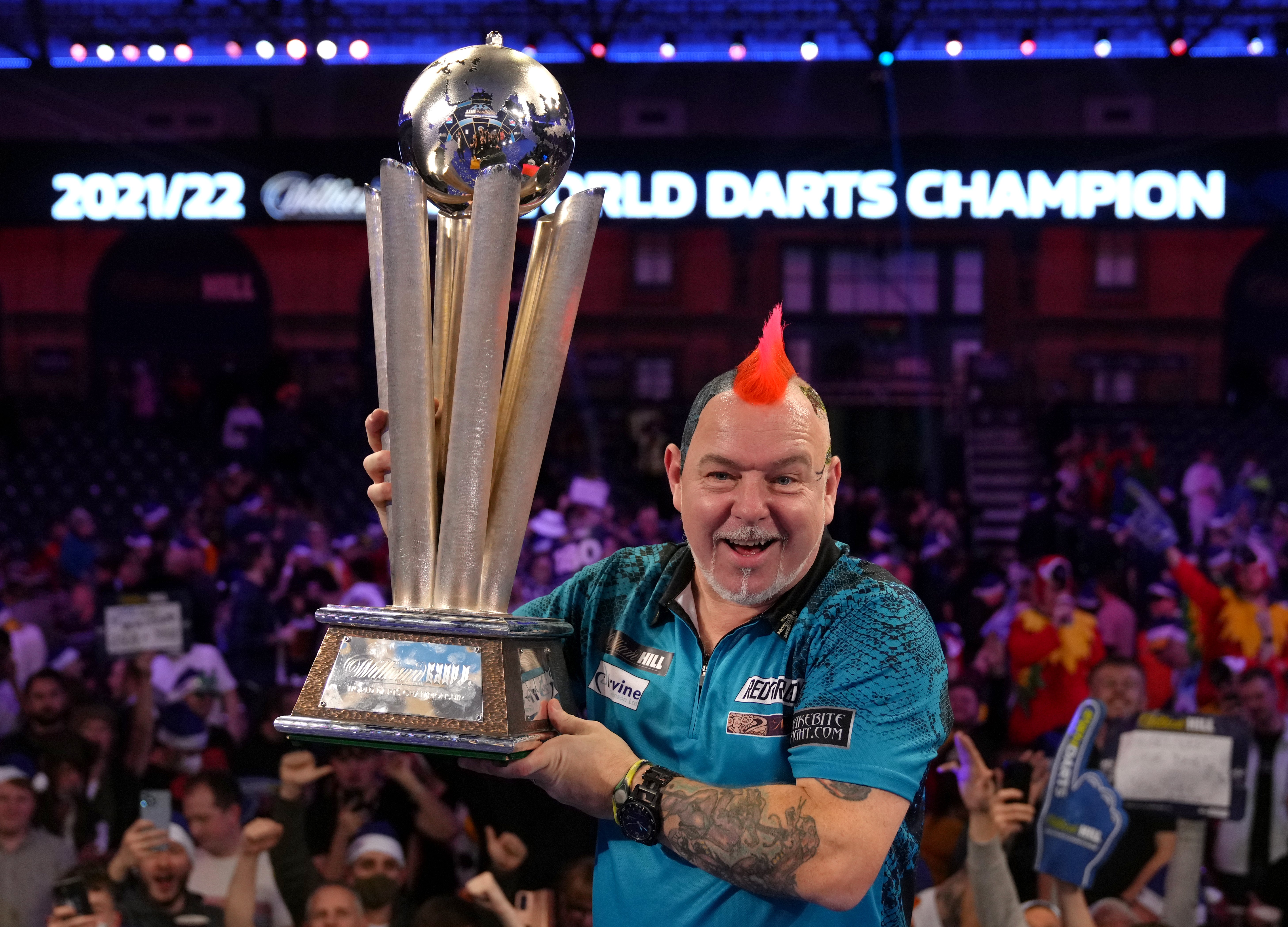 Peter Wright admits his form has been “terrible” since winning the World Championship (John Walton/PA)