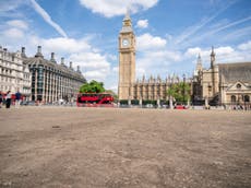 UK weather – live: Highs of 26C today as weather cools ahead of extreme heat next week