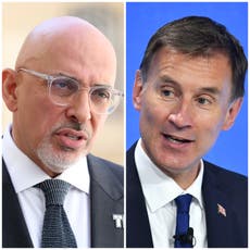 Nadhim Zahawi and Jeremy Hunt dumped from Tory leadership contest